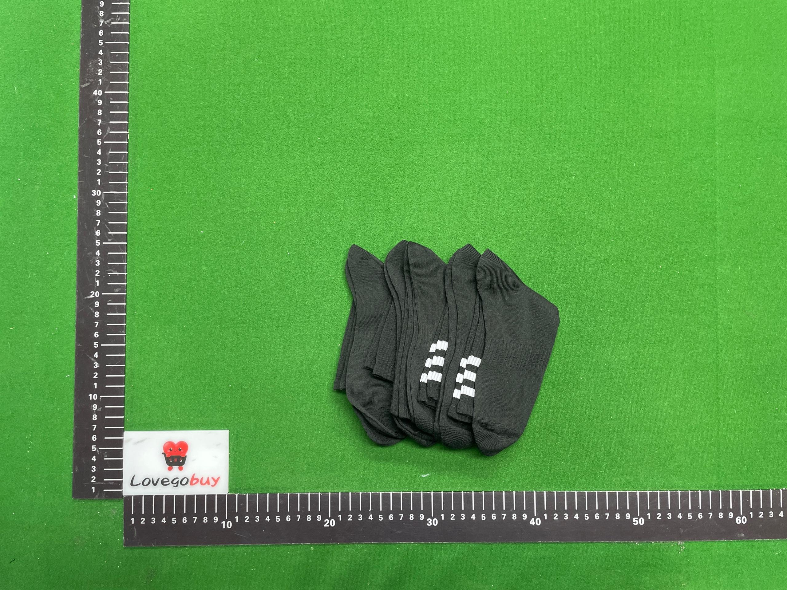 Foto QC 5 de Nike Everyday Lightweight Crew Socks Dri-FIT Black White