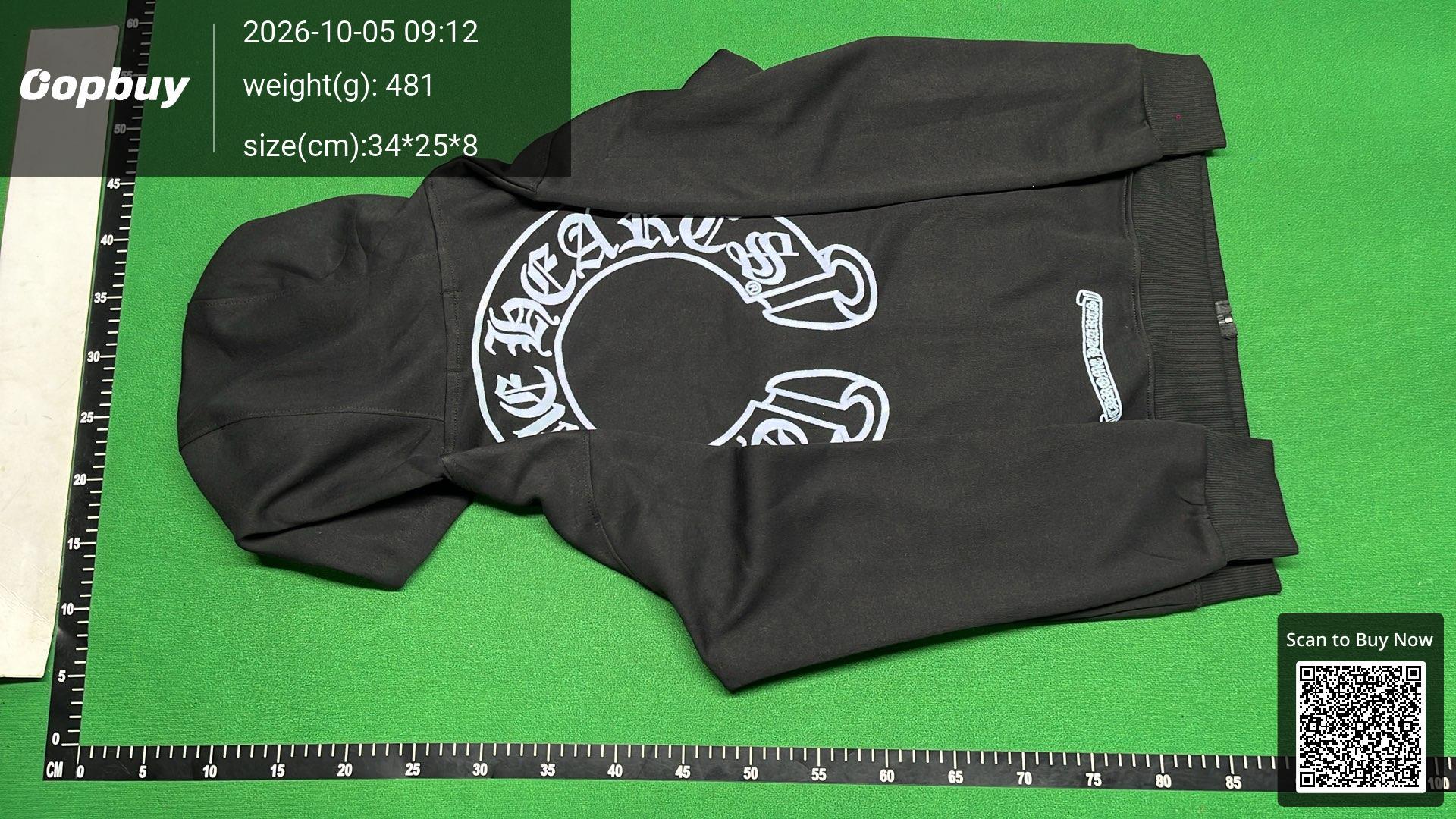 Foto QC 3 de Chrome Hearts Horseshoe Cross Zip-Up Jacket Black
