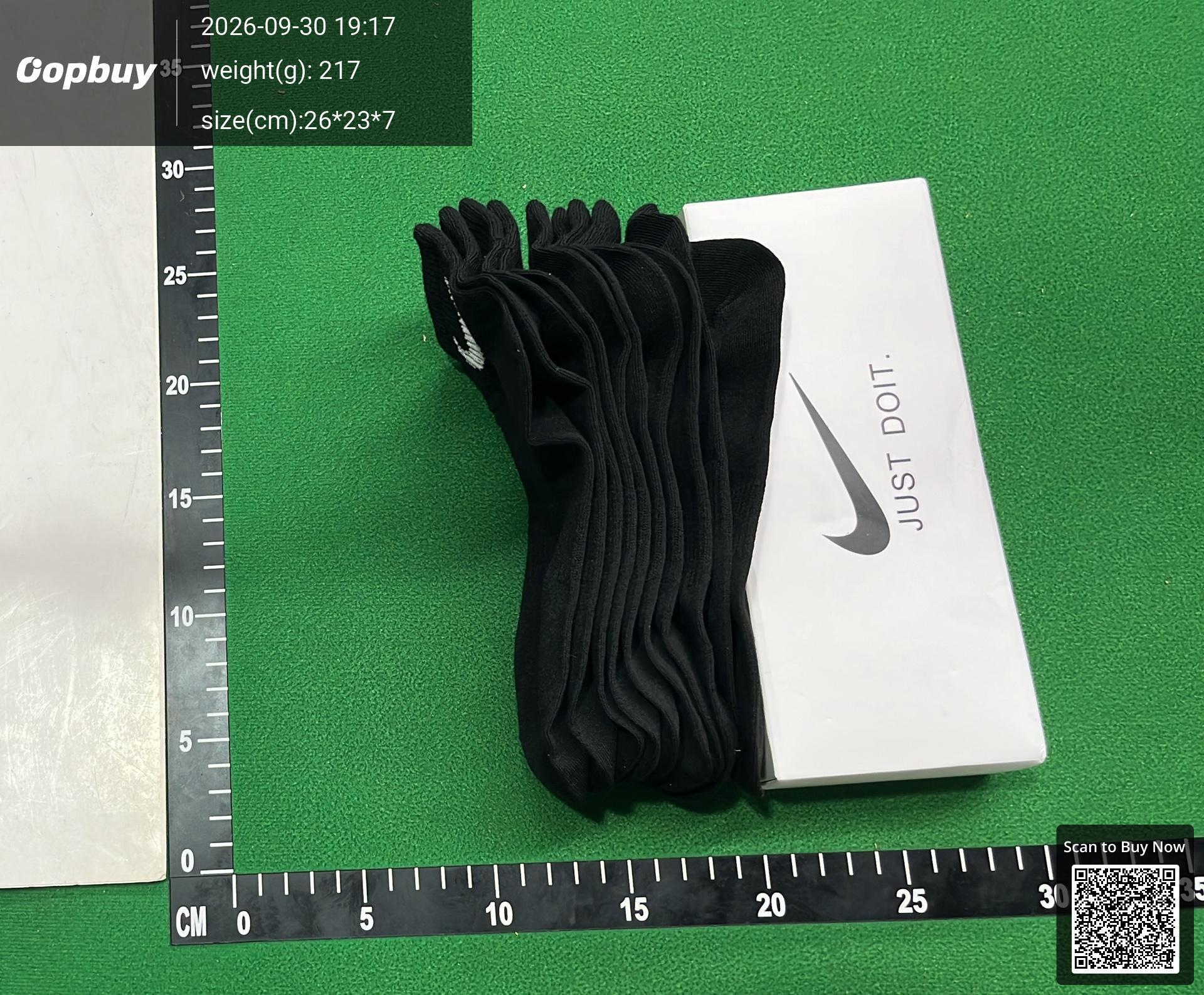Foto QC 3 de Nike Crew Socks Cushioned White Black
