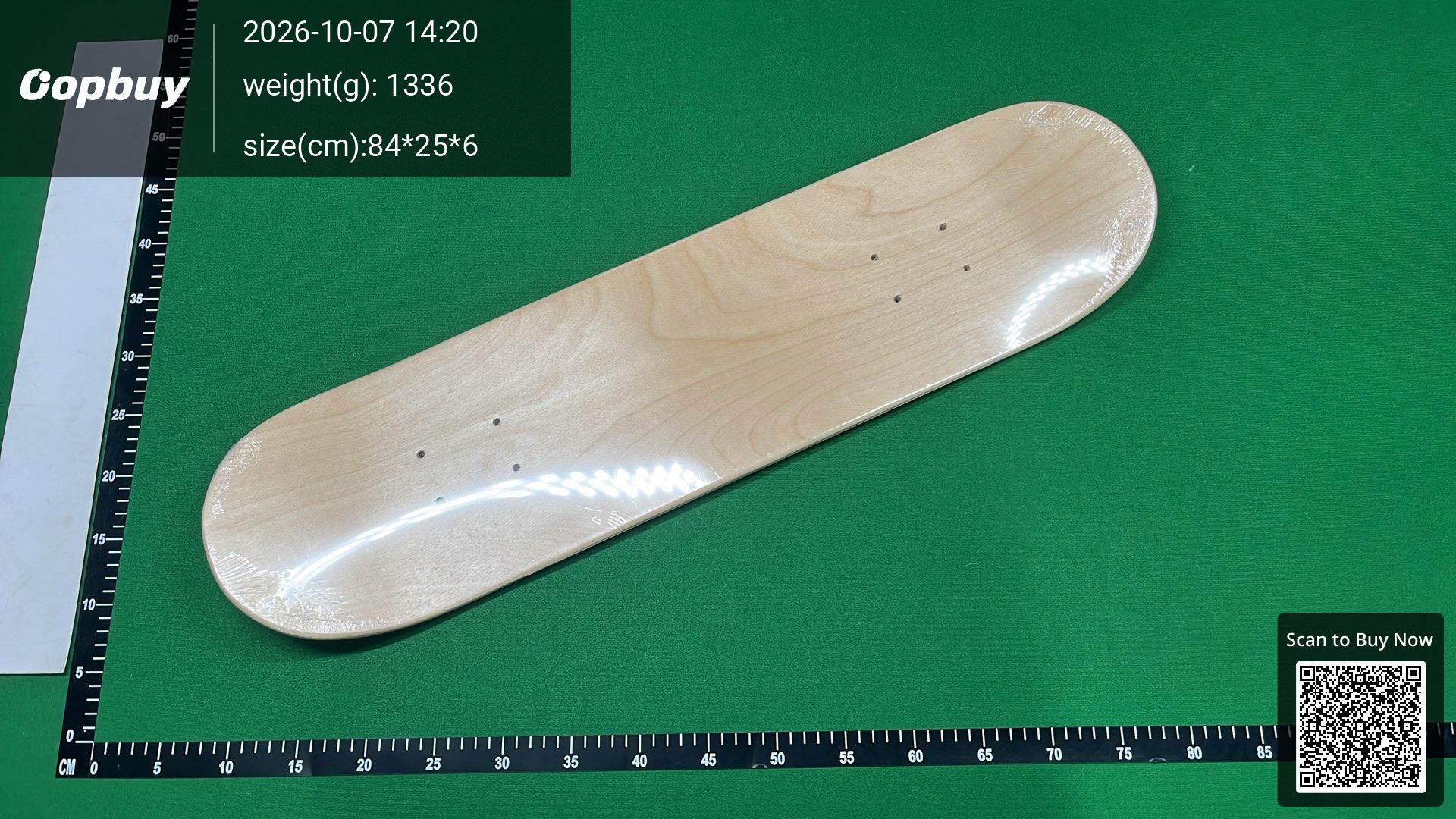 Foto QC 6 de Supreme Smurfs Black Wood Skateboard Deck