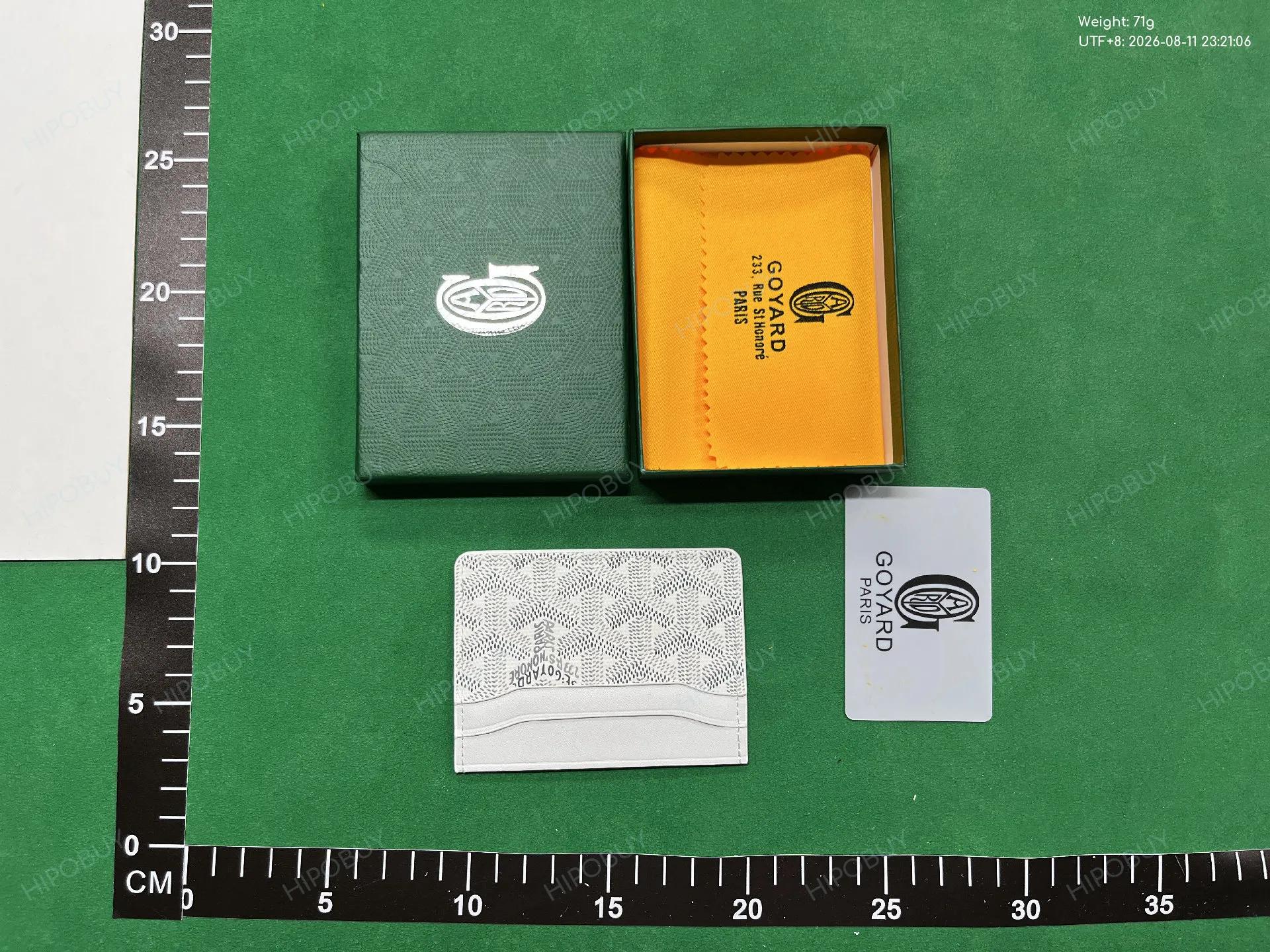 Foto QC 6 de Goyard Saint Sulpice Card Holder Goyardine Green