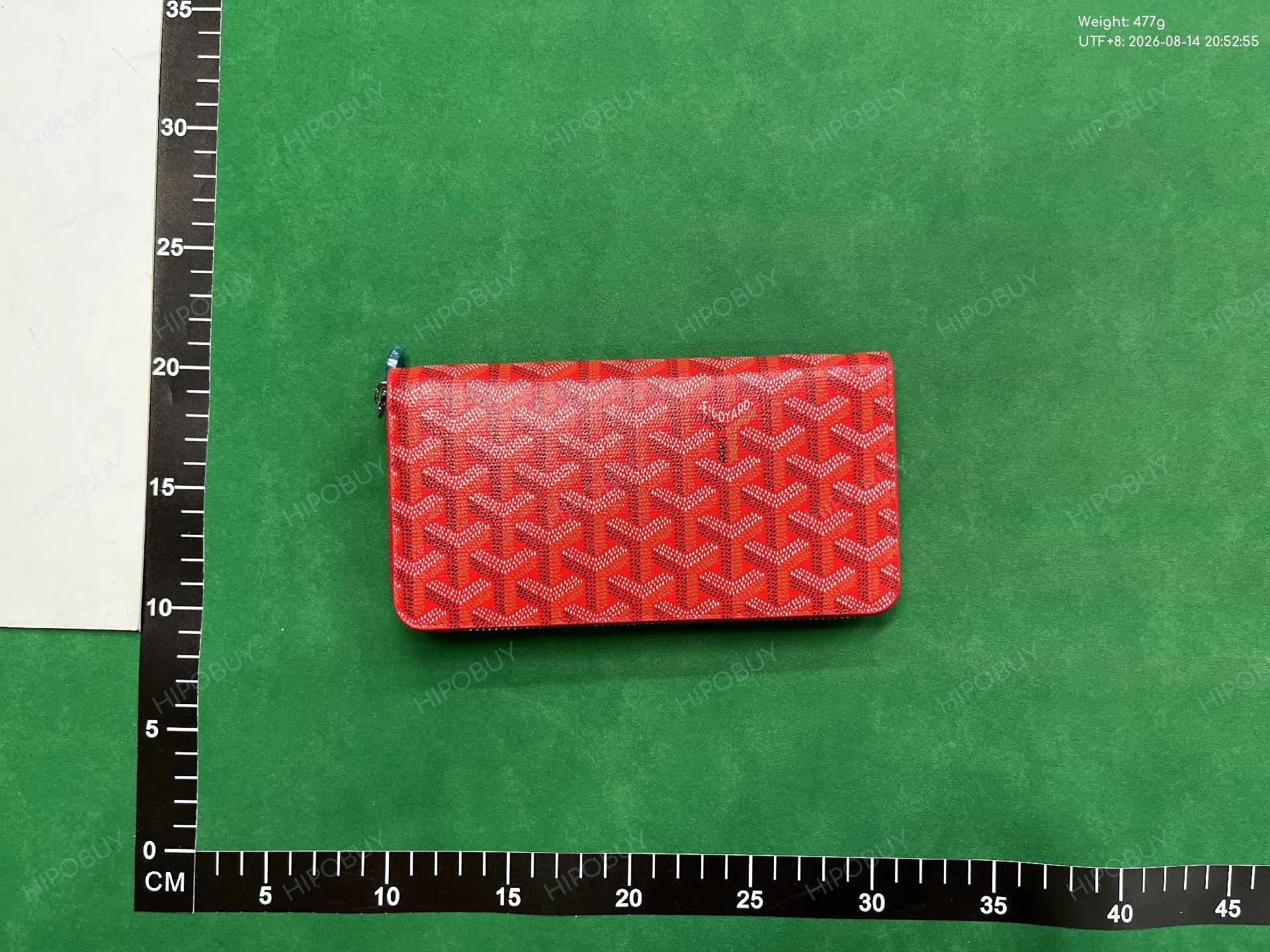 Foto QC 5 de Goyard Matignon GM Wallet Goyardine Blue
