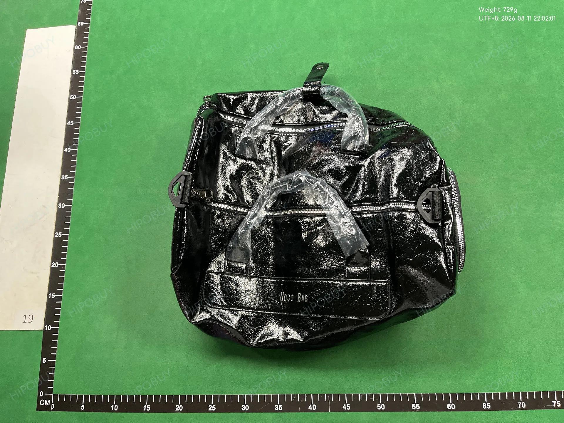 Foto QC 5 de ZGP Dry Wet Separation Travel Duffel Bag Large Black