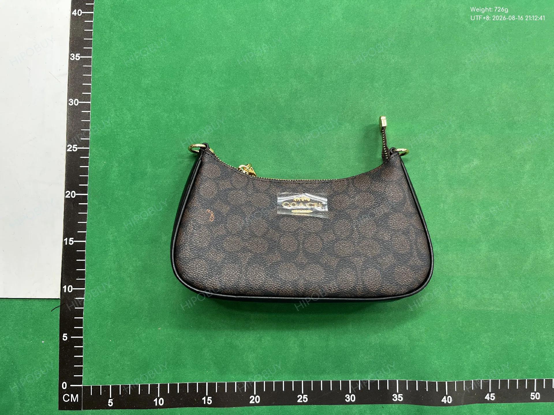Foto QC 6 de Coach Rowan Satchel Mini Signature Canvas Brown