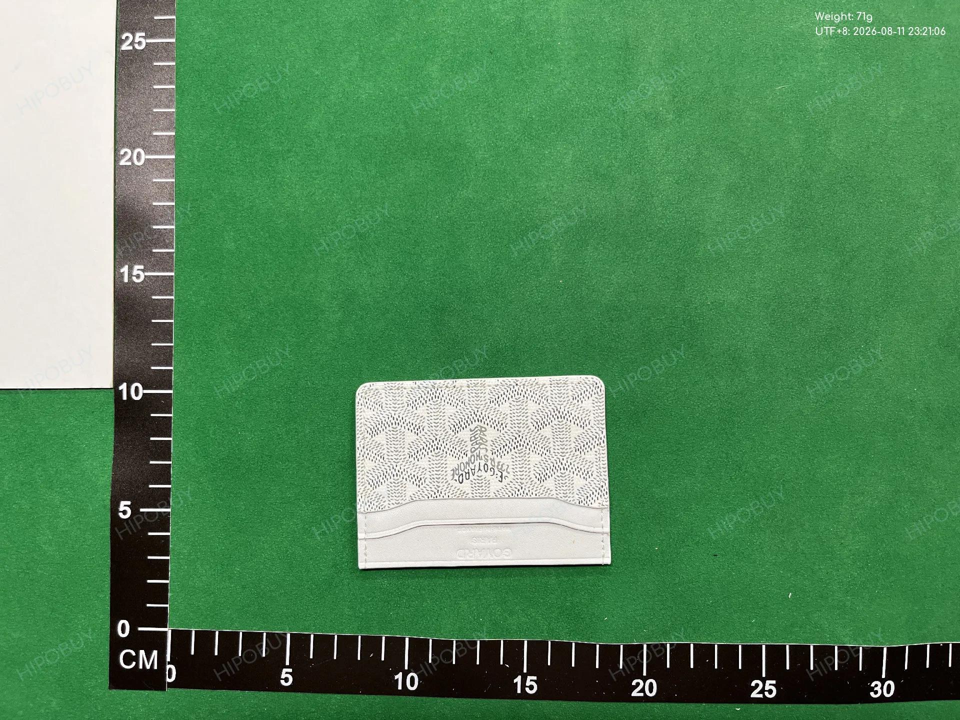 Foto QC 4 de Goyard Saint Sulpice Card Holder Goyardine Green