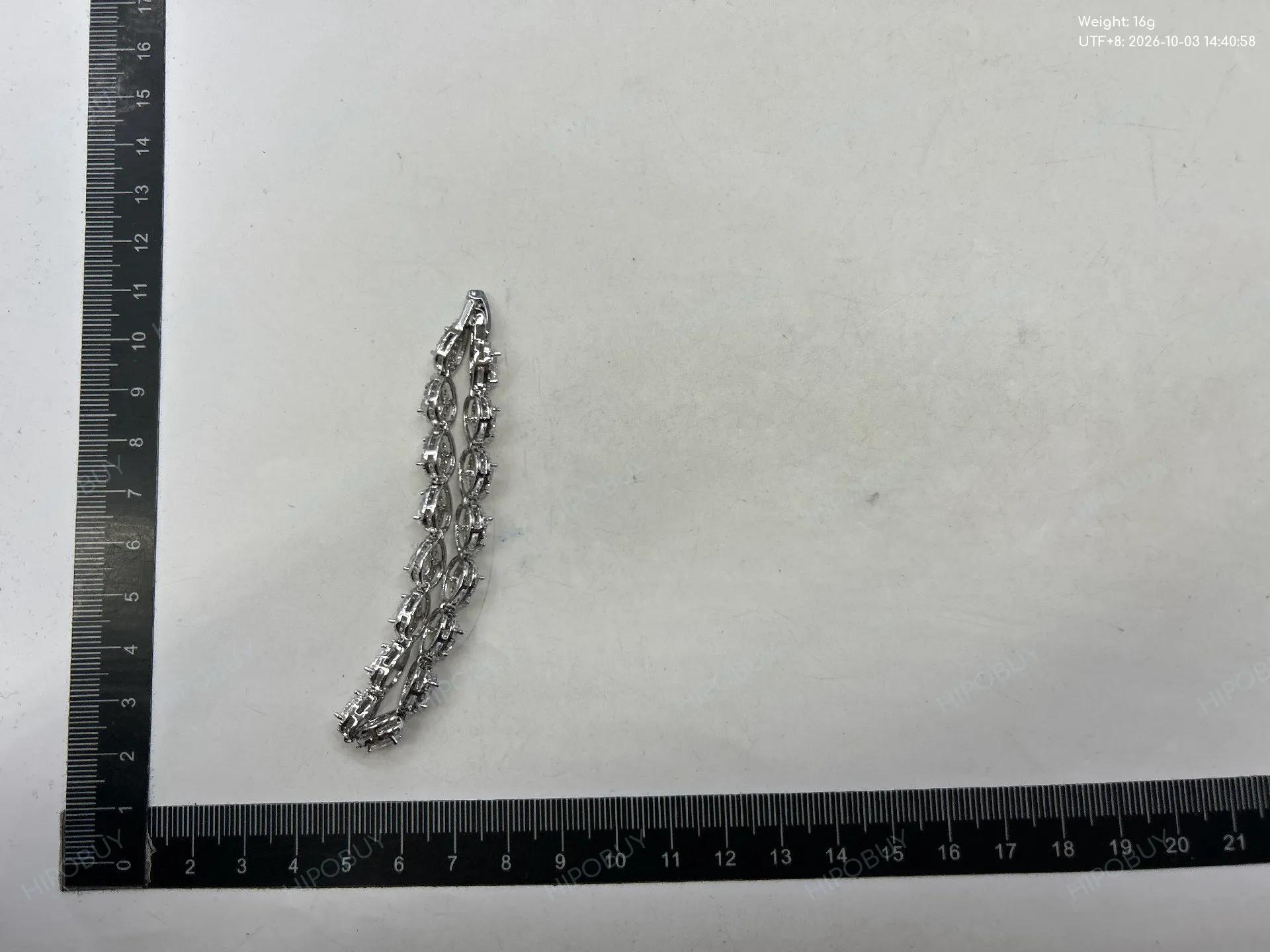 Foto QC 6 de Unbranded Bracelet Metal Crystal Green