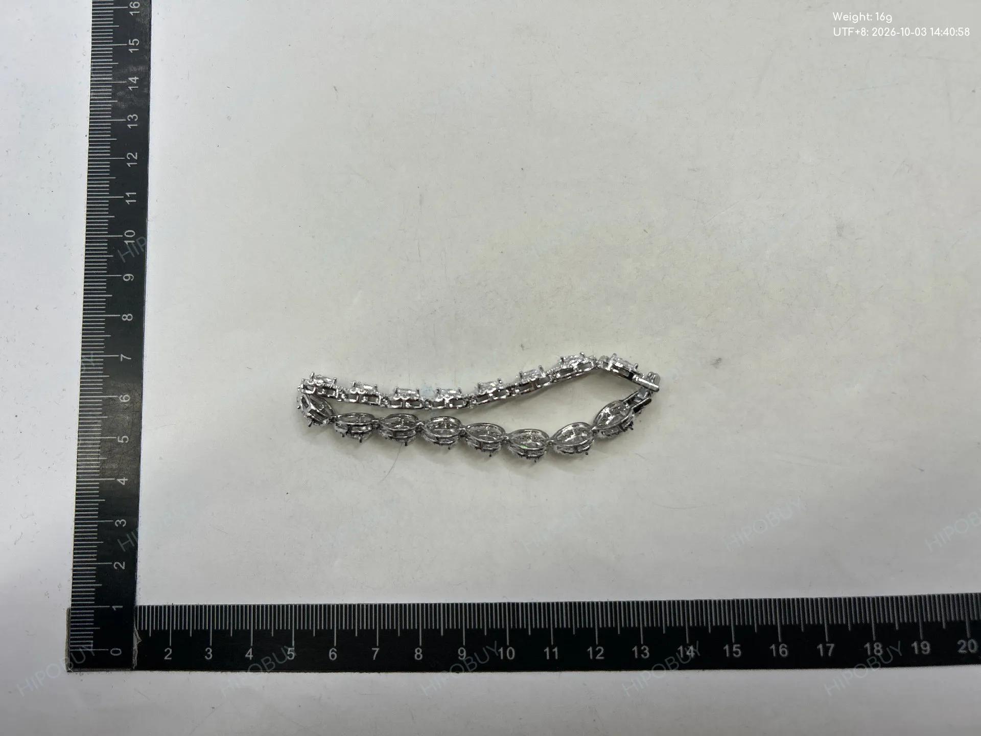 Foto QC 5 de Unbranded Bracelet Metal Crystal Green