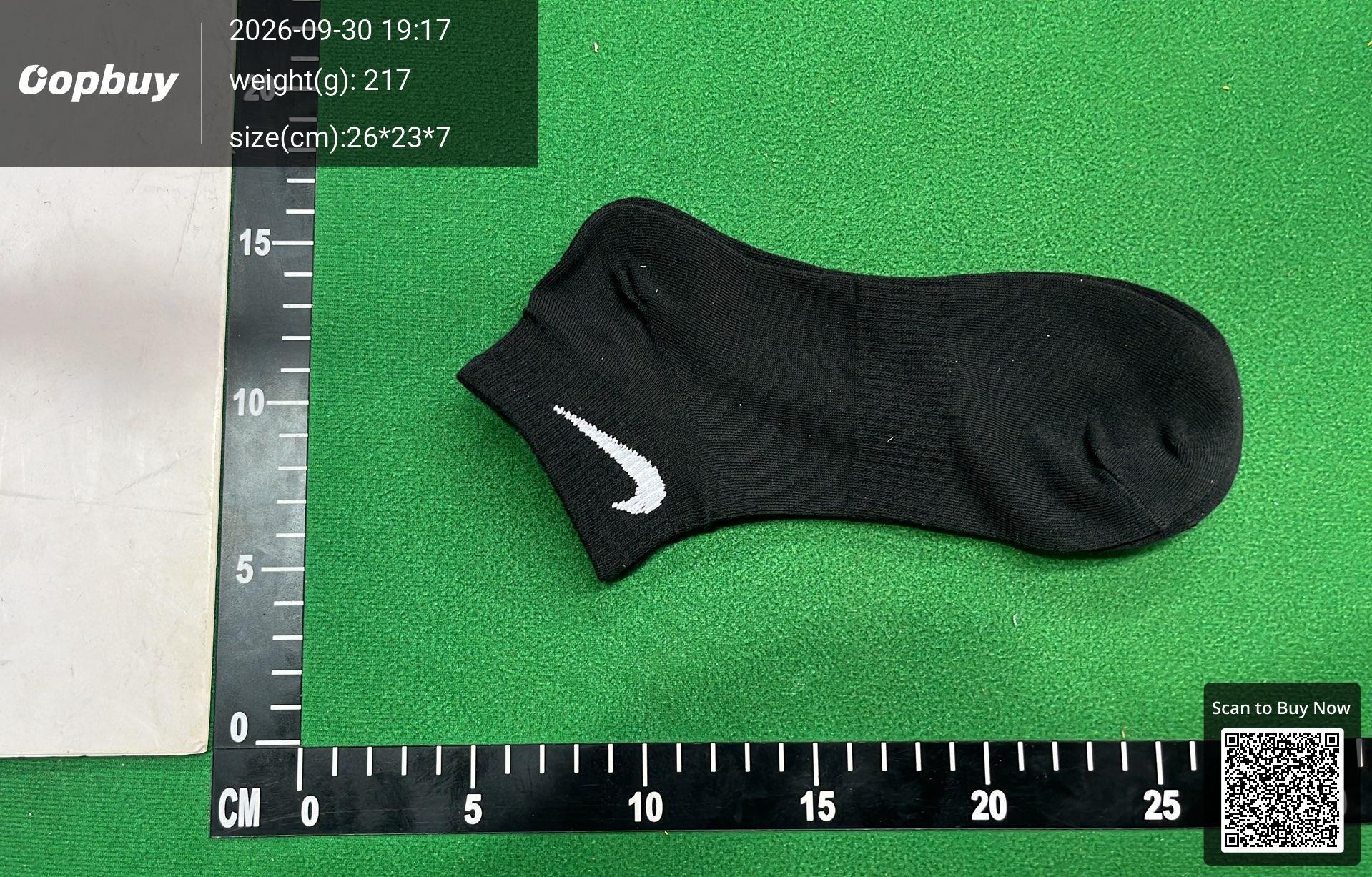 Foto QC 2 de Nike Crew Socks Cushioned White Black