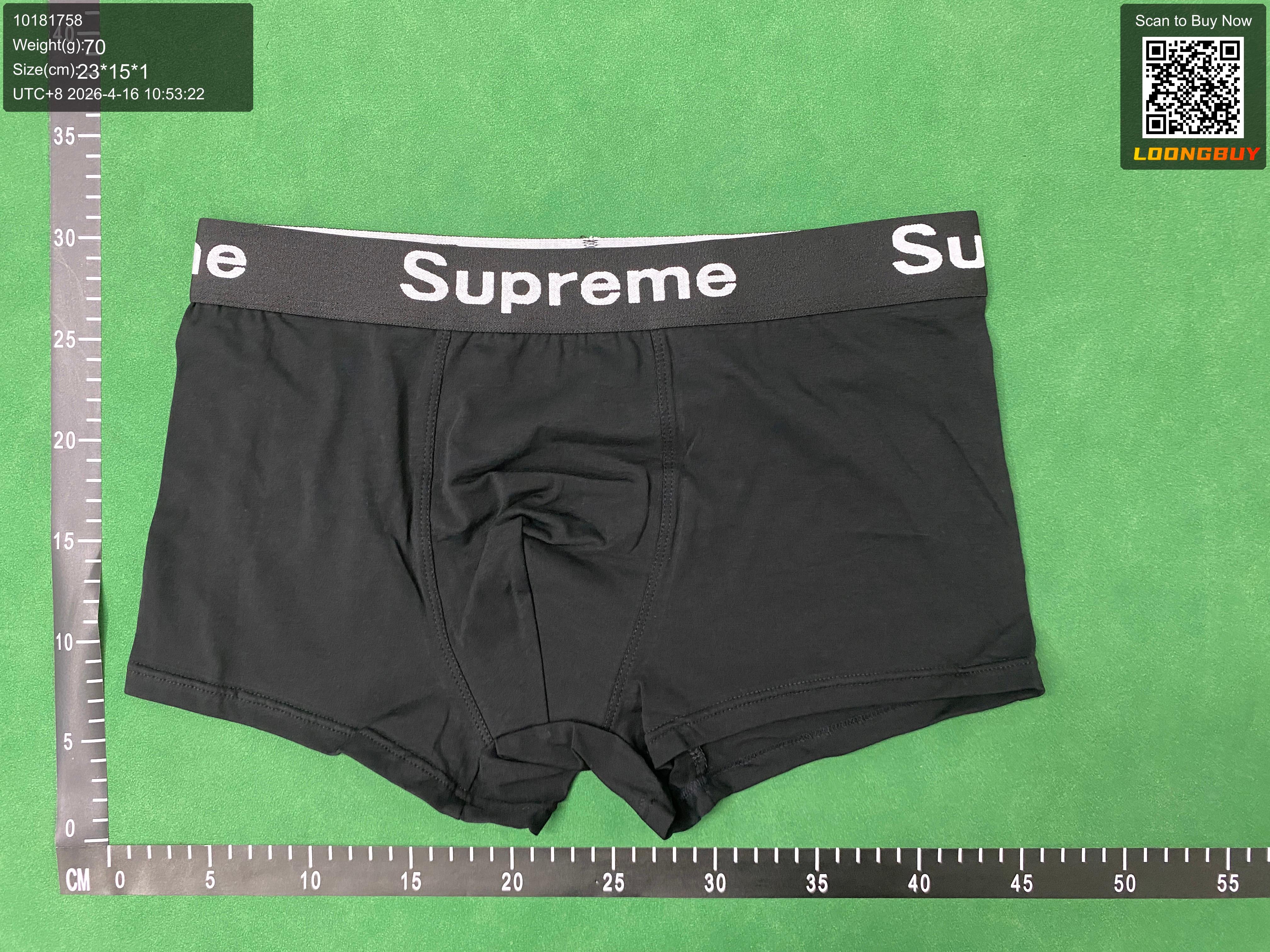 Foto QC 2 de Supreme Underwear Cotton Boxer Briefs Multicolor