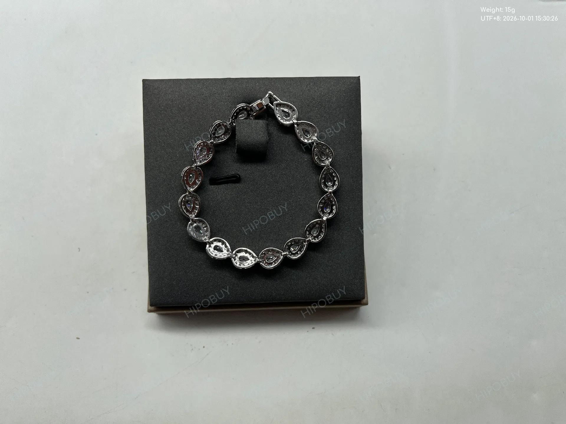 Foto QC 8 de Unbranded Bracelet Metal Crystal Green