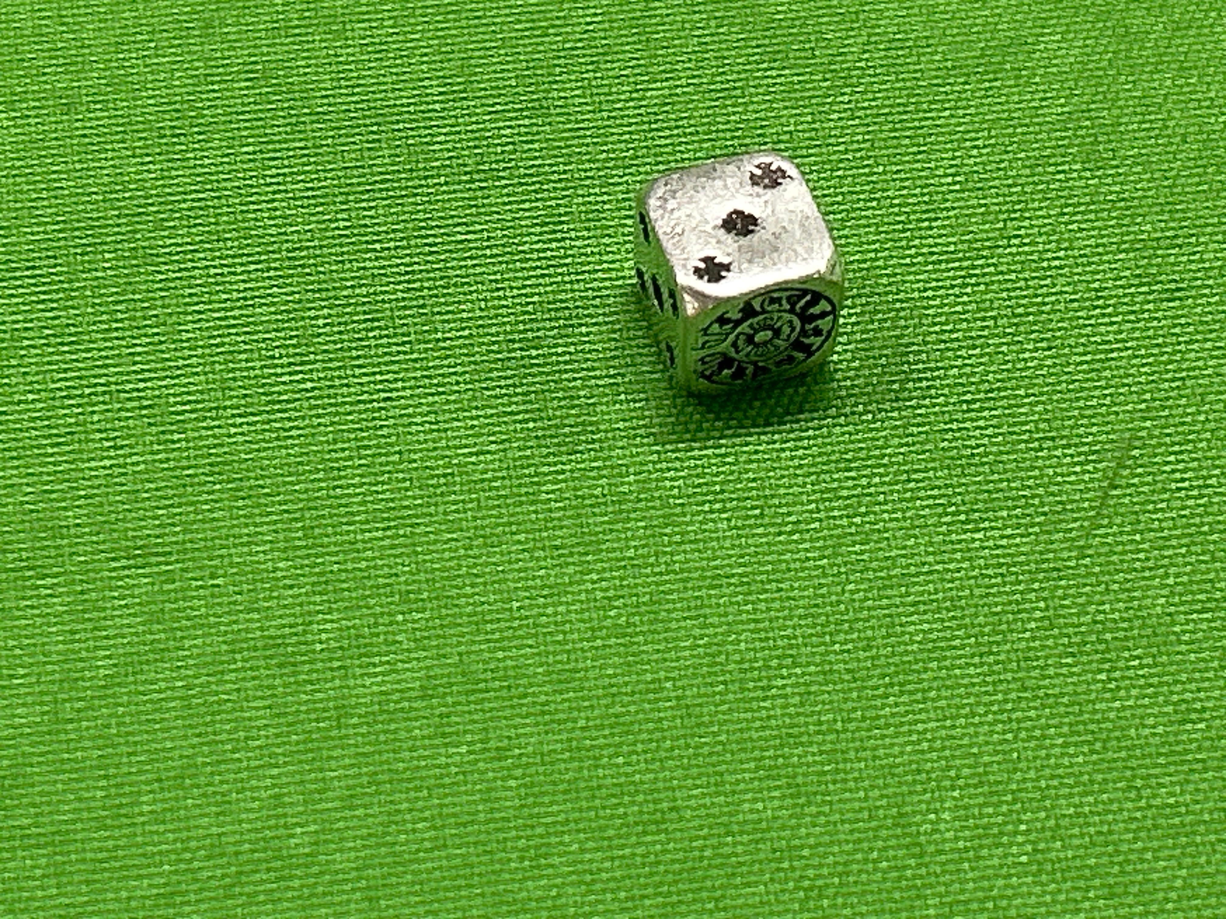 Foto QC 4 de Chrome Hearts Dice Bead Silver