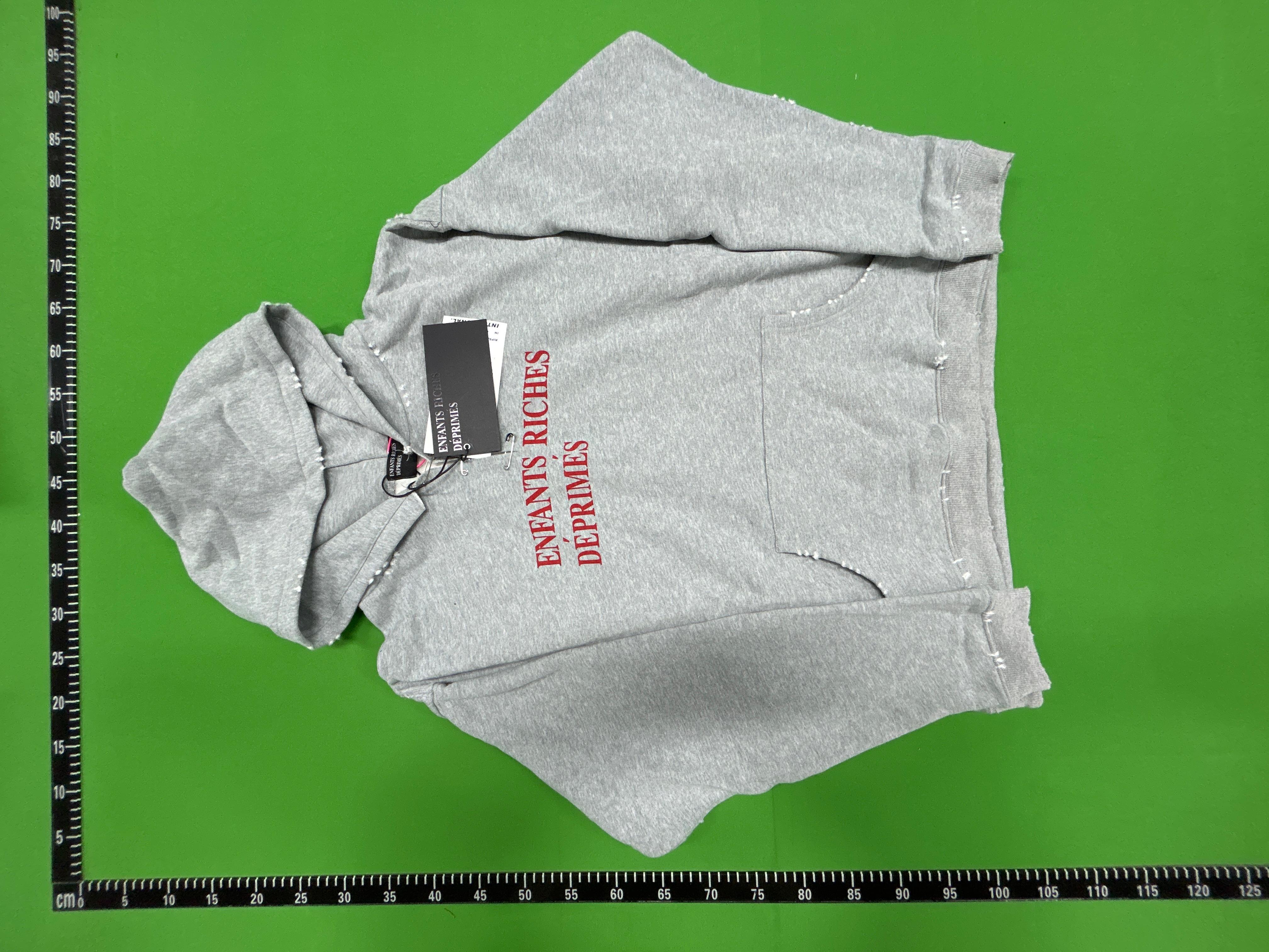Foto QC 4 de Enfants Riches Déprimés Hoodie Sun Faded Classic Logo Teal Blue