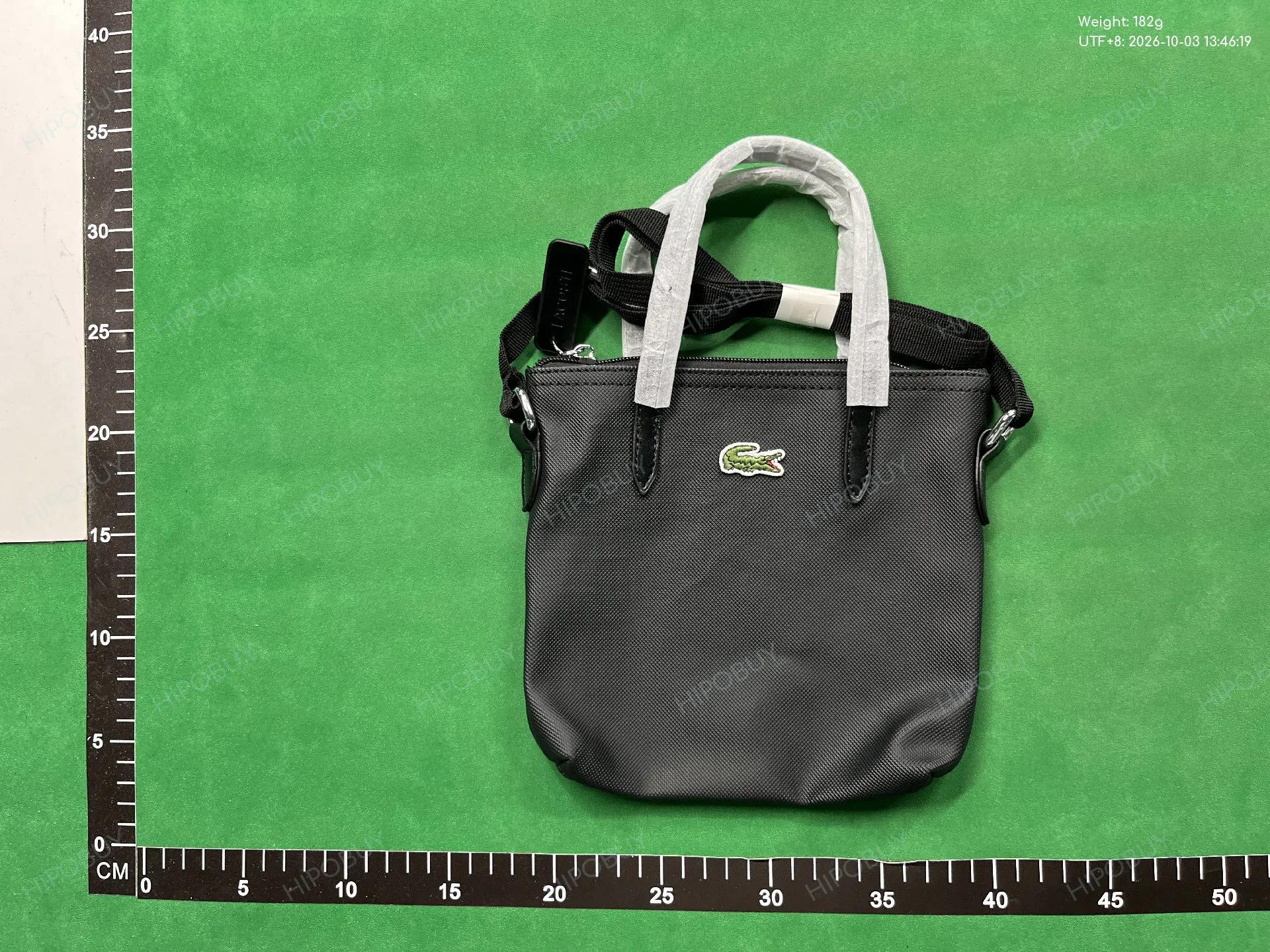 Foto QC 1 de Lacoste L.12.12 Concept Large Tote Bag Black Petit Pique