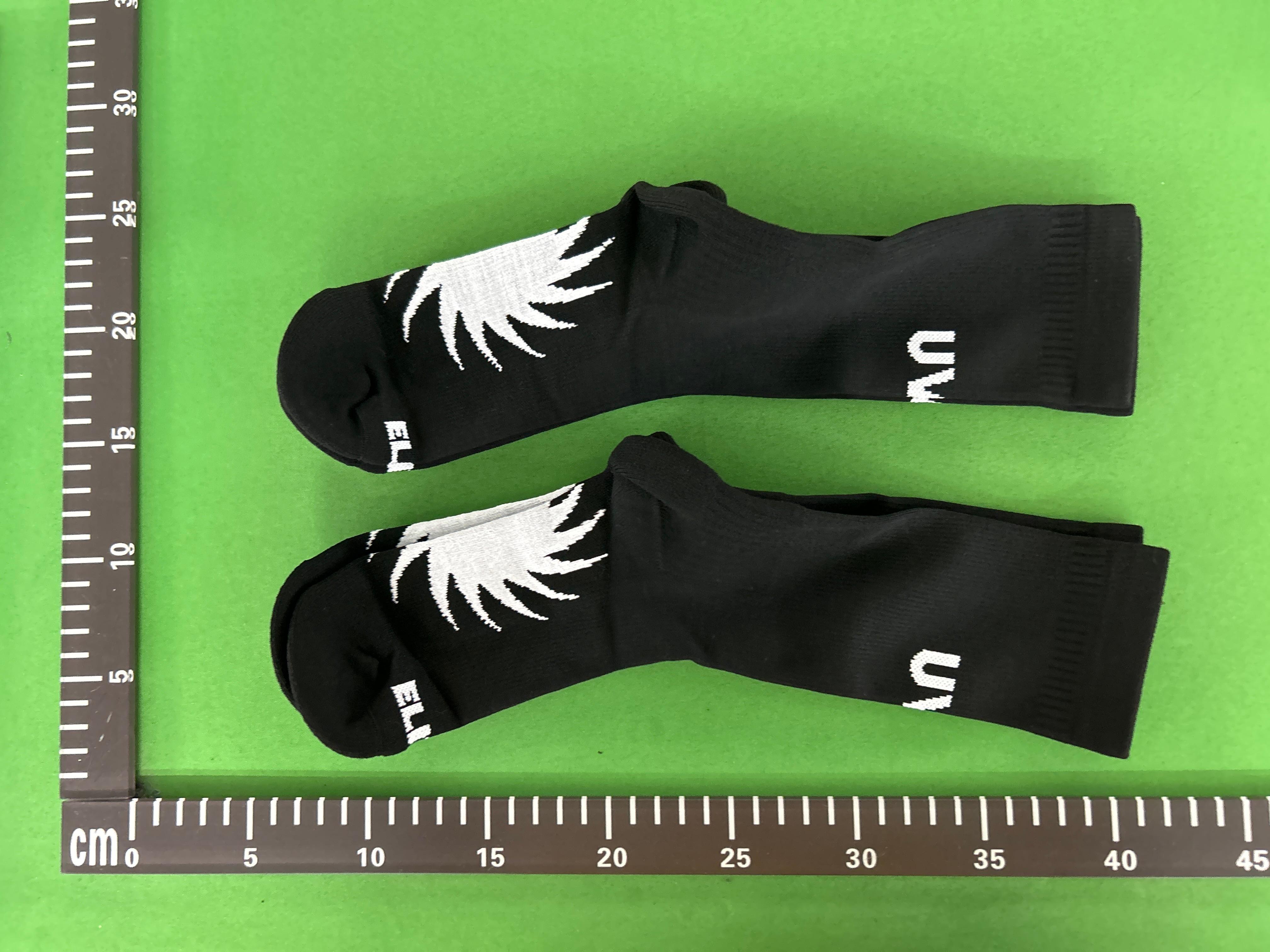 Foto QC 1 de VU Training Terry Crew Socks Black White