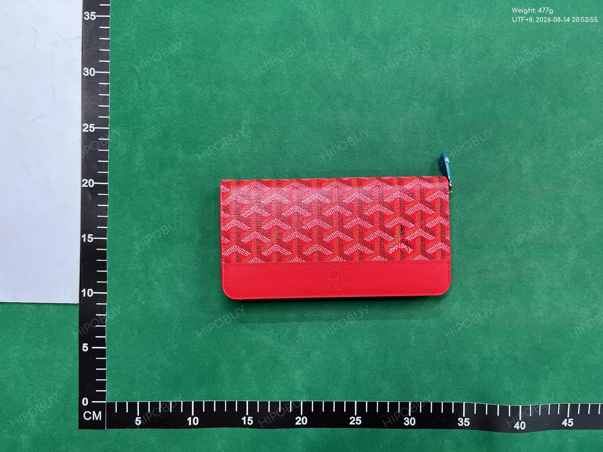 Foto QC 4 de Goyard Matignon GM Wallet Goyardine Blue