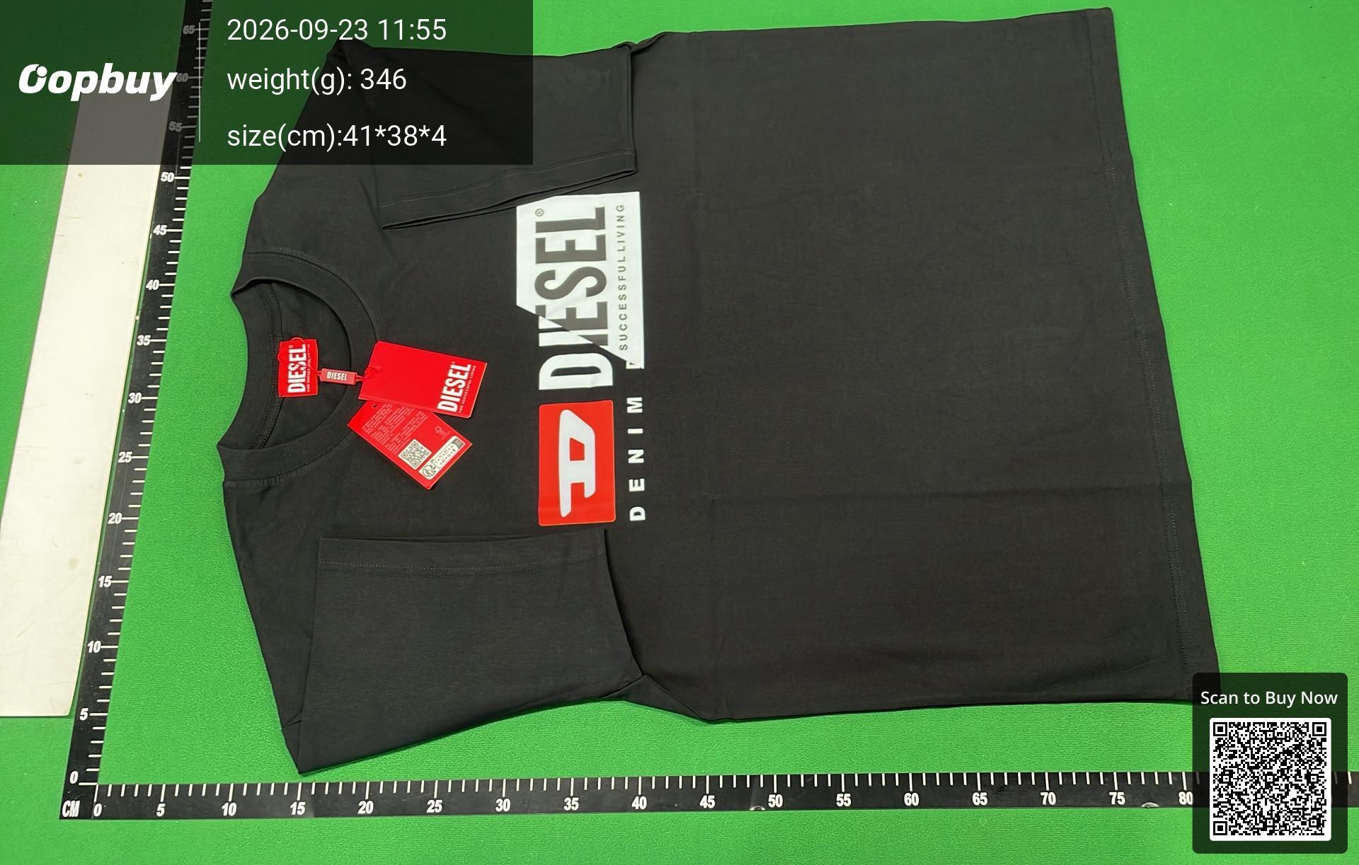 Foto QC 6 de Diesel T-shirt Logo Print Black