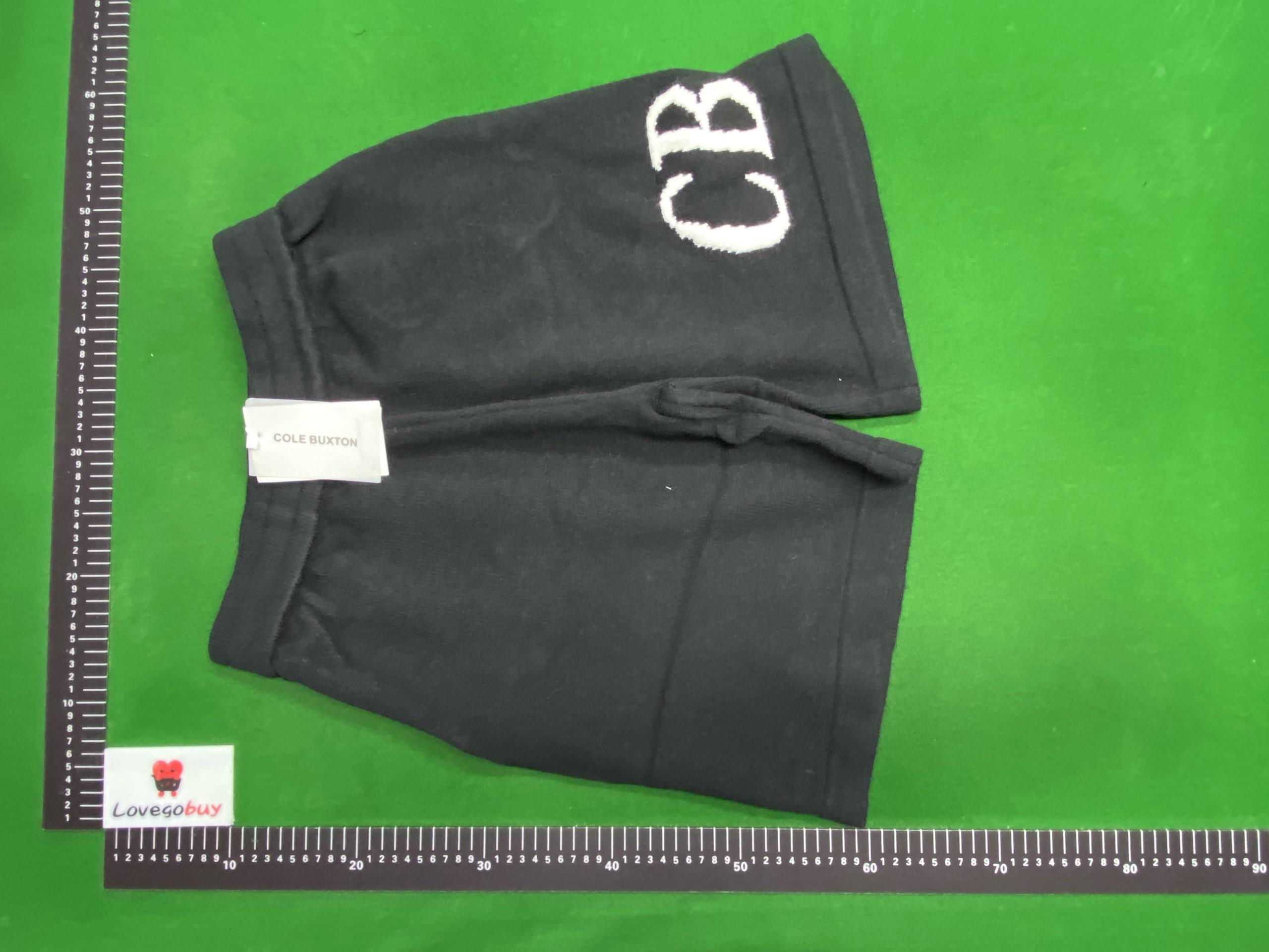 Foto QC 2 de Cole Buxton Shorts CB Logo Knit Loose Grey Marl