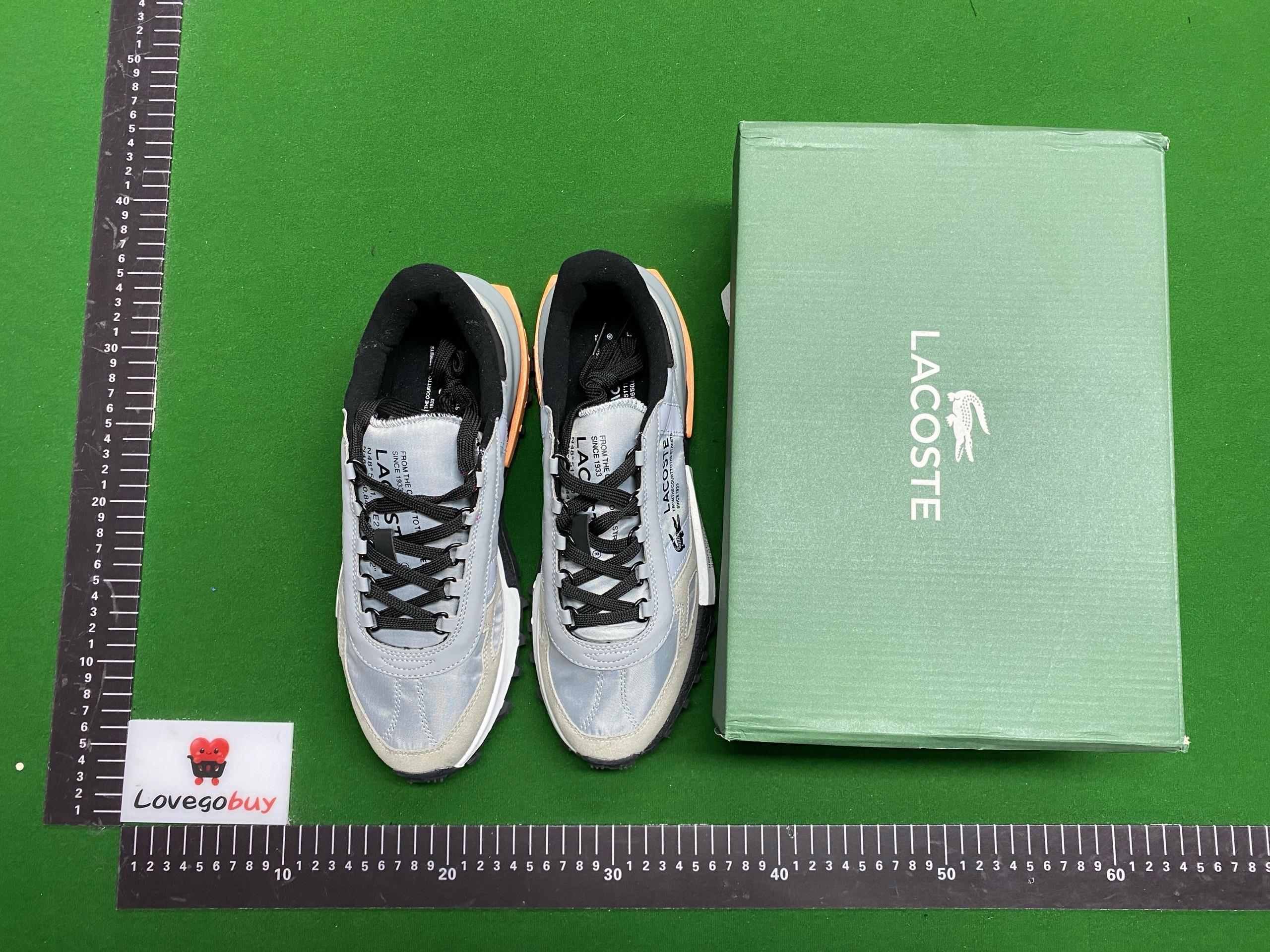 Foto QC 7 de Lacoste Elite Active Low Off White Dark Green Pink 49SFA0002-1Y5
