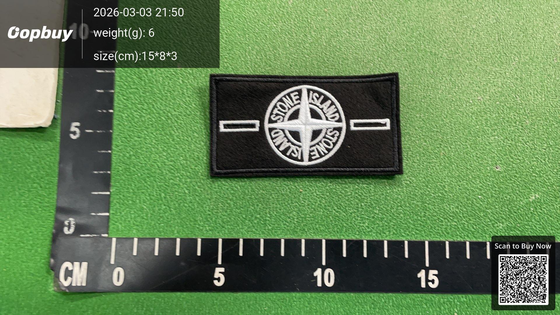 Foto QC 3 de Stone Island Badge Patch Green