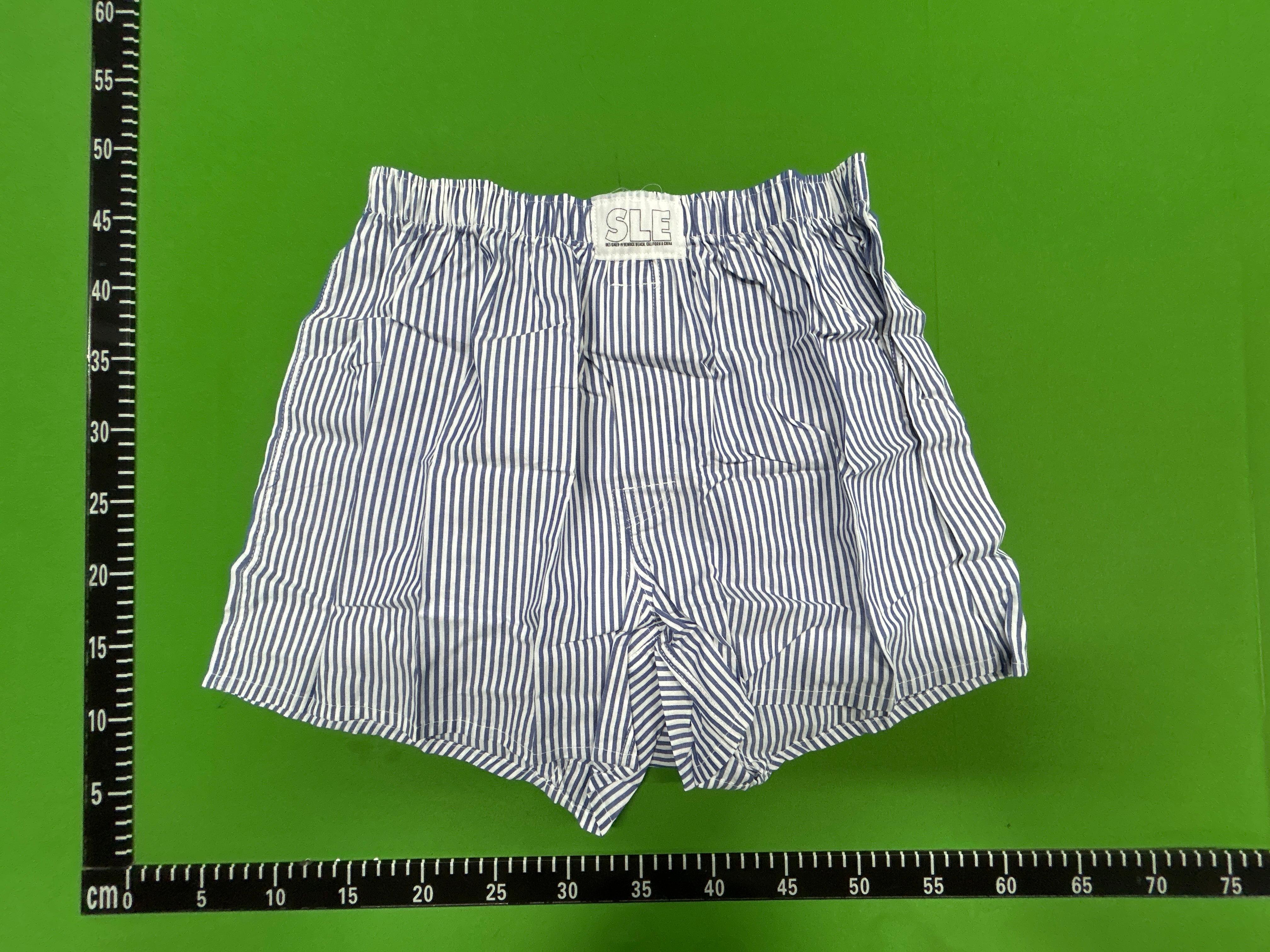 Foto QC 7 de ERL Underwear Cotton Checked Boxer Shorts Grey