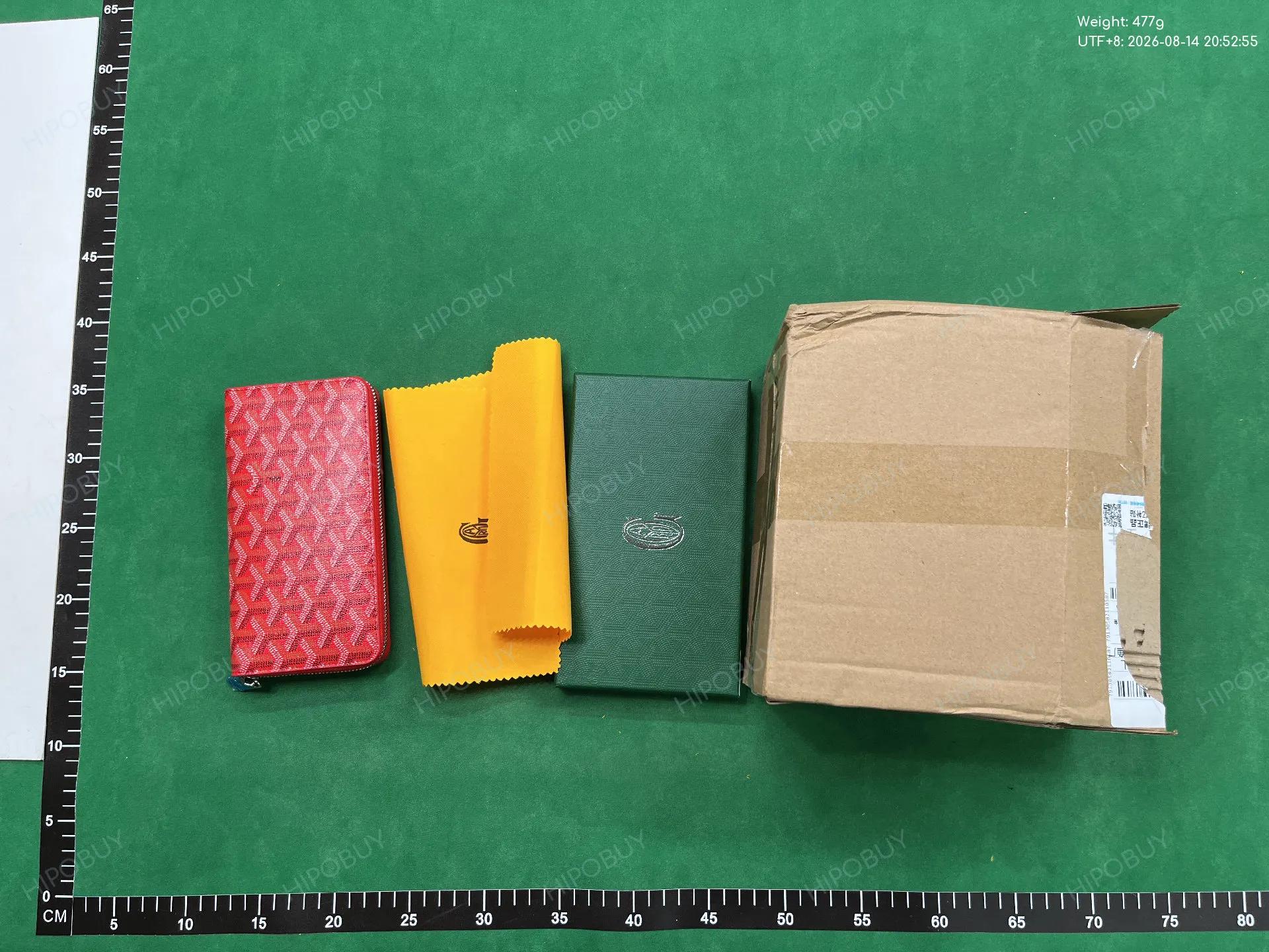 Foto QC 6 de Goyard Matignon GM Wallet Goyardine Blue