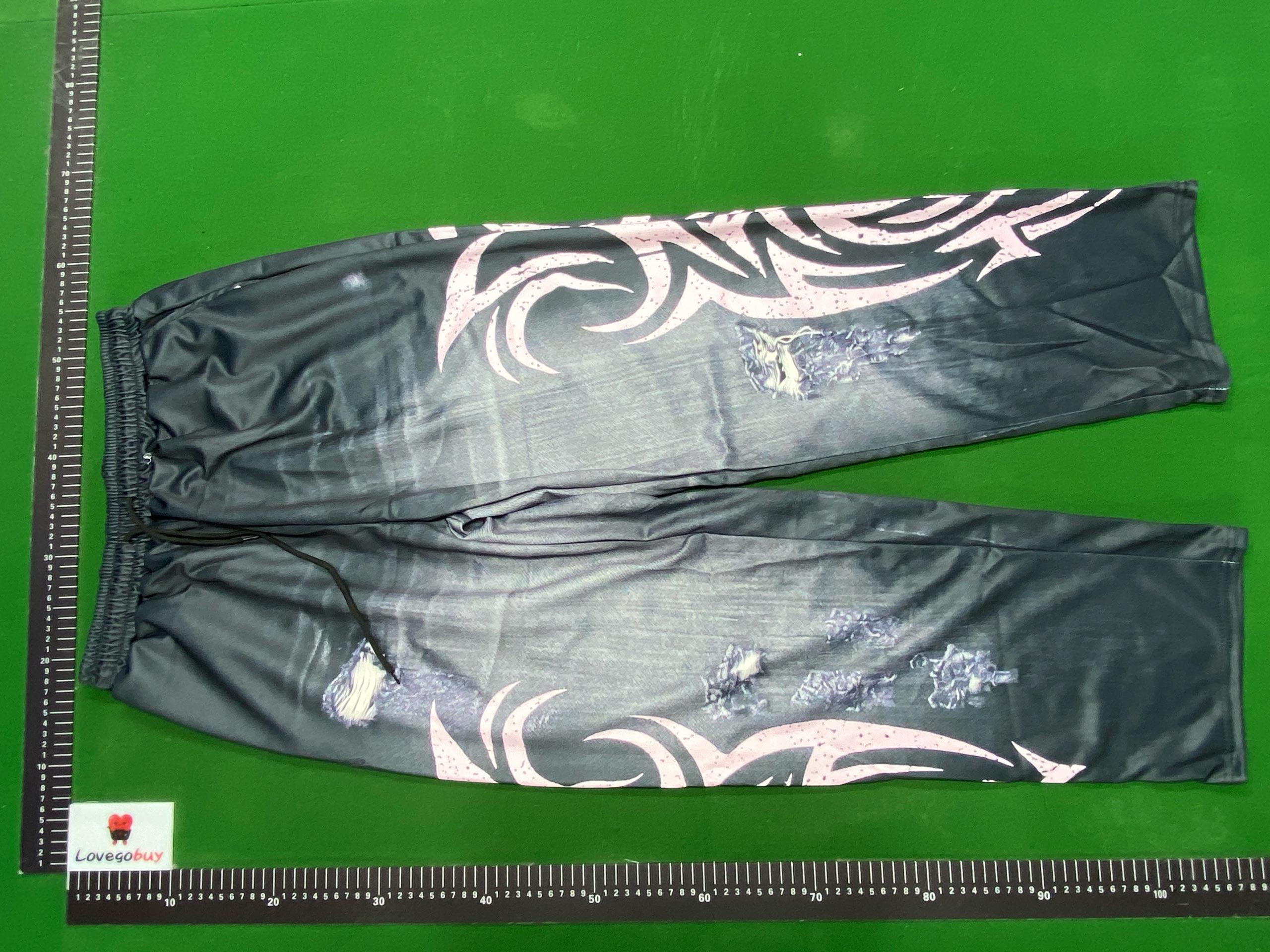 Foto QC 6 de Other Jeans Y2K Tribal Embroidered Baggy Washed Black