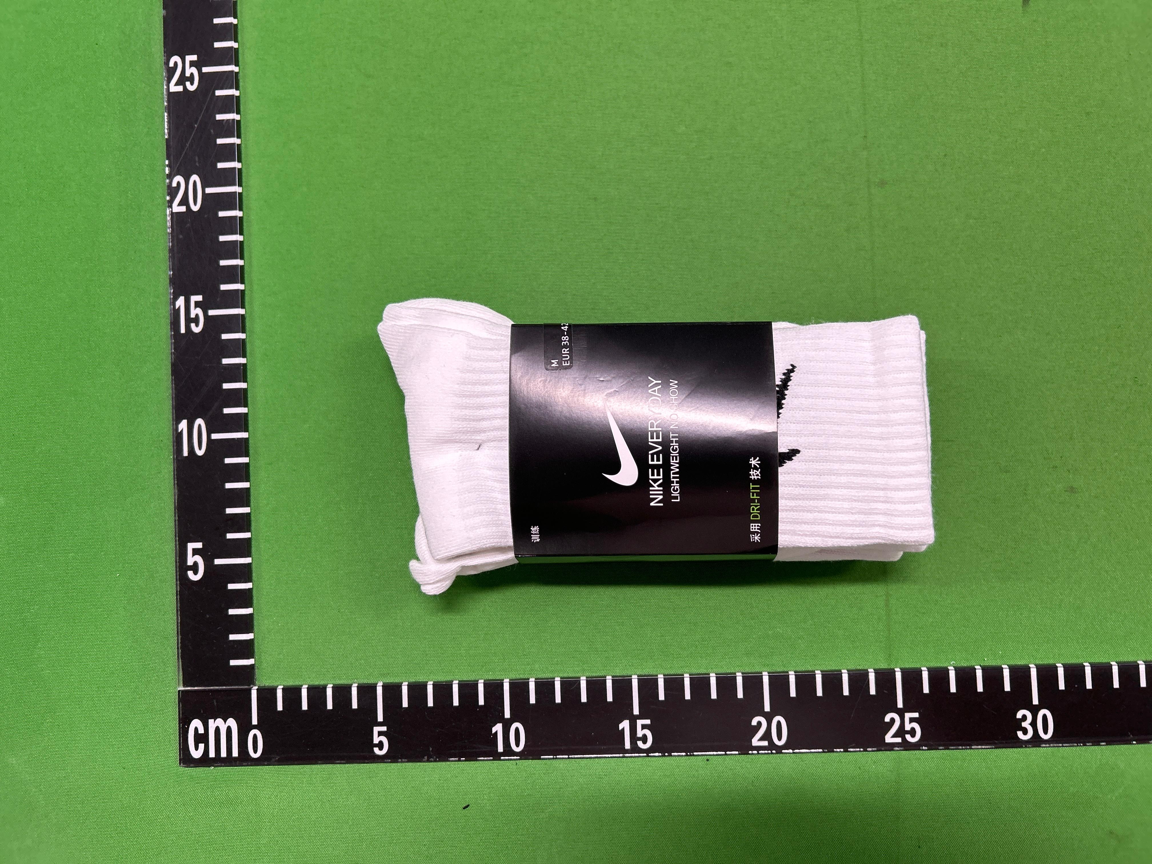 Foto QC 7 de Nike Everyday Crew Socks Lightweight White