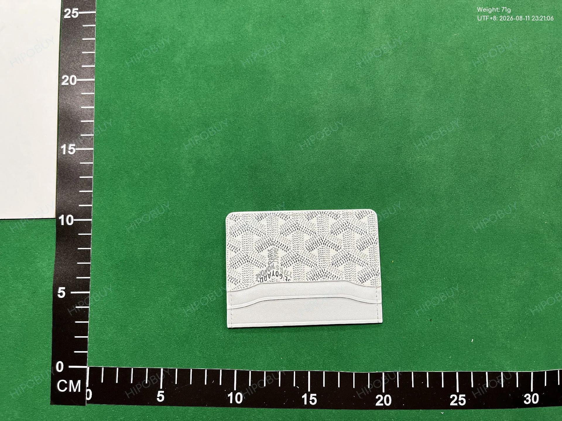 Foto QC 5 de Goyard Saint Sulpice Card Holder Goyardine Green