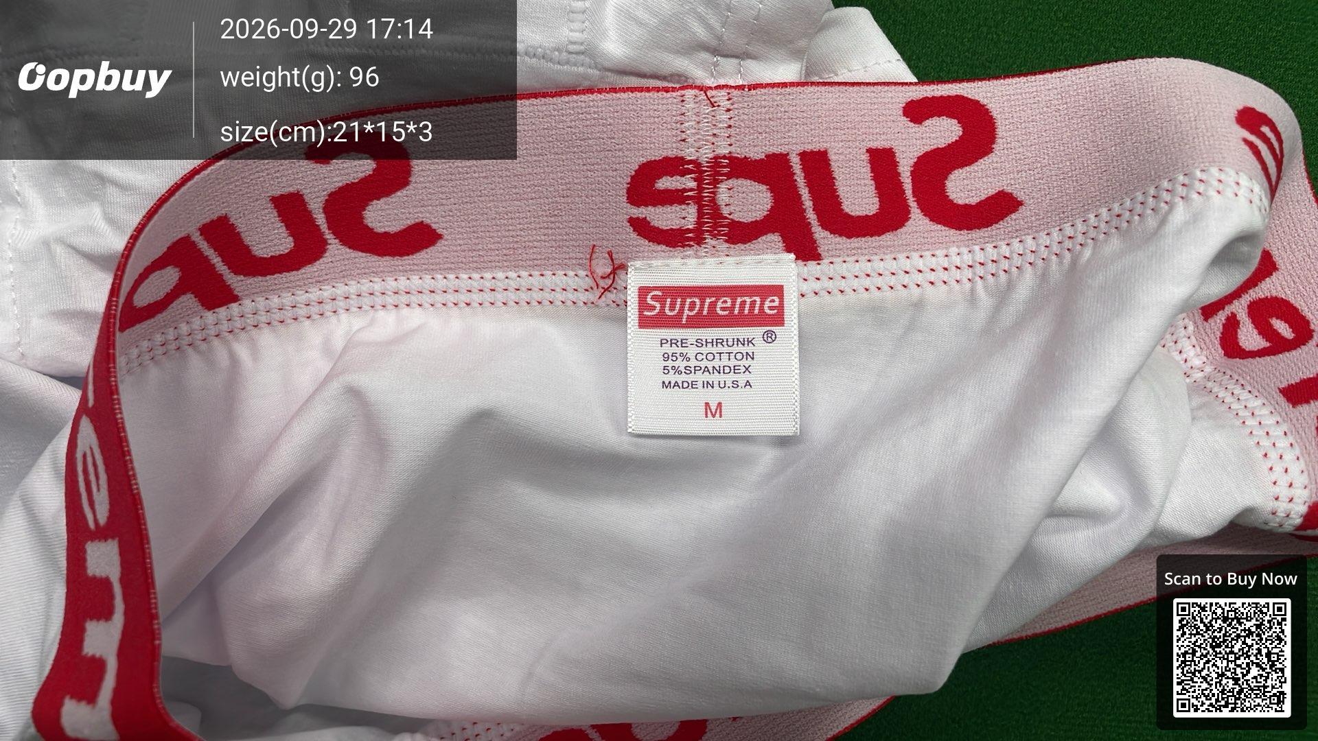 Foto QC 1 de Supreme Underwear Boxer Briefs Multicolor