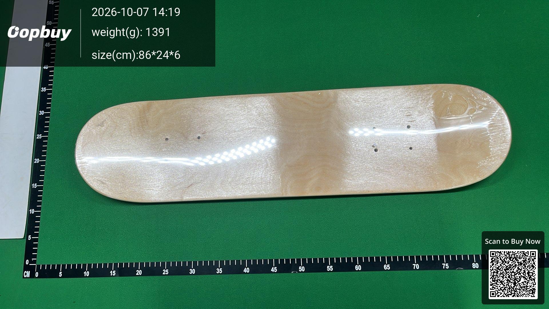 Foto QC 7 de Supreme Smurfs Black Wood Skateboard Deck