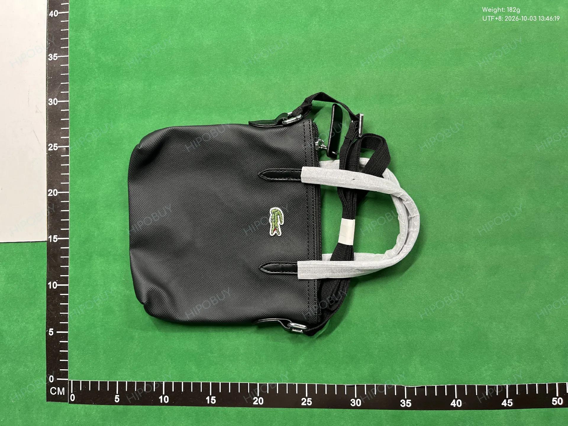 Foto QC 3 de Lacoste L.12.12 Concept Large Tote Bag Black Petit Pique
