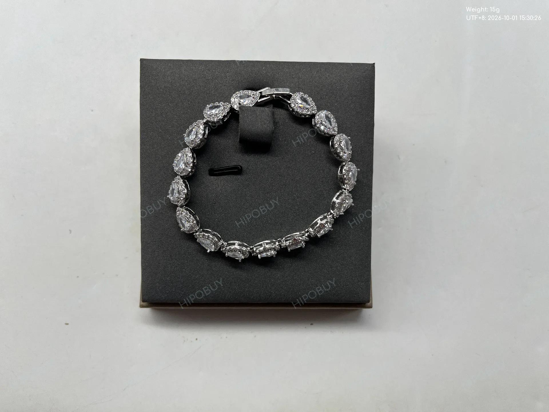 Foto QC 7 de Unbranded Bracelet Metal Crystal Green