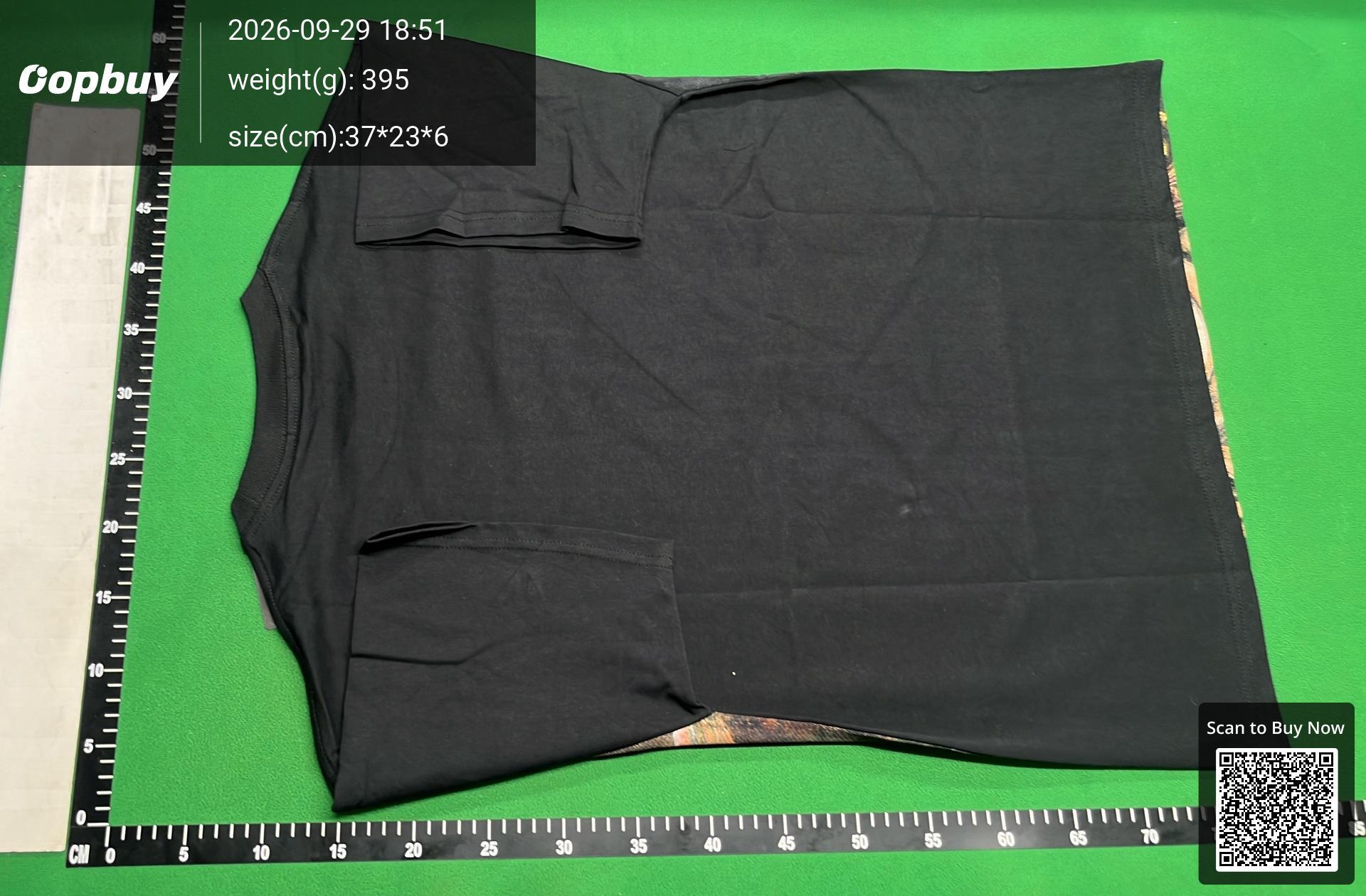 Foto QC 7 de Other Life Hustlers Rhinestone Blindfold Angel T-shirt Black