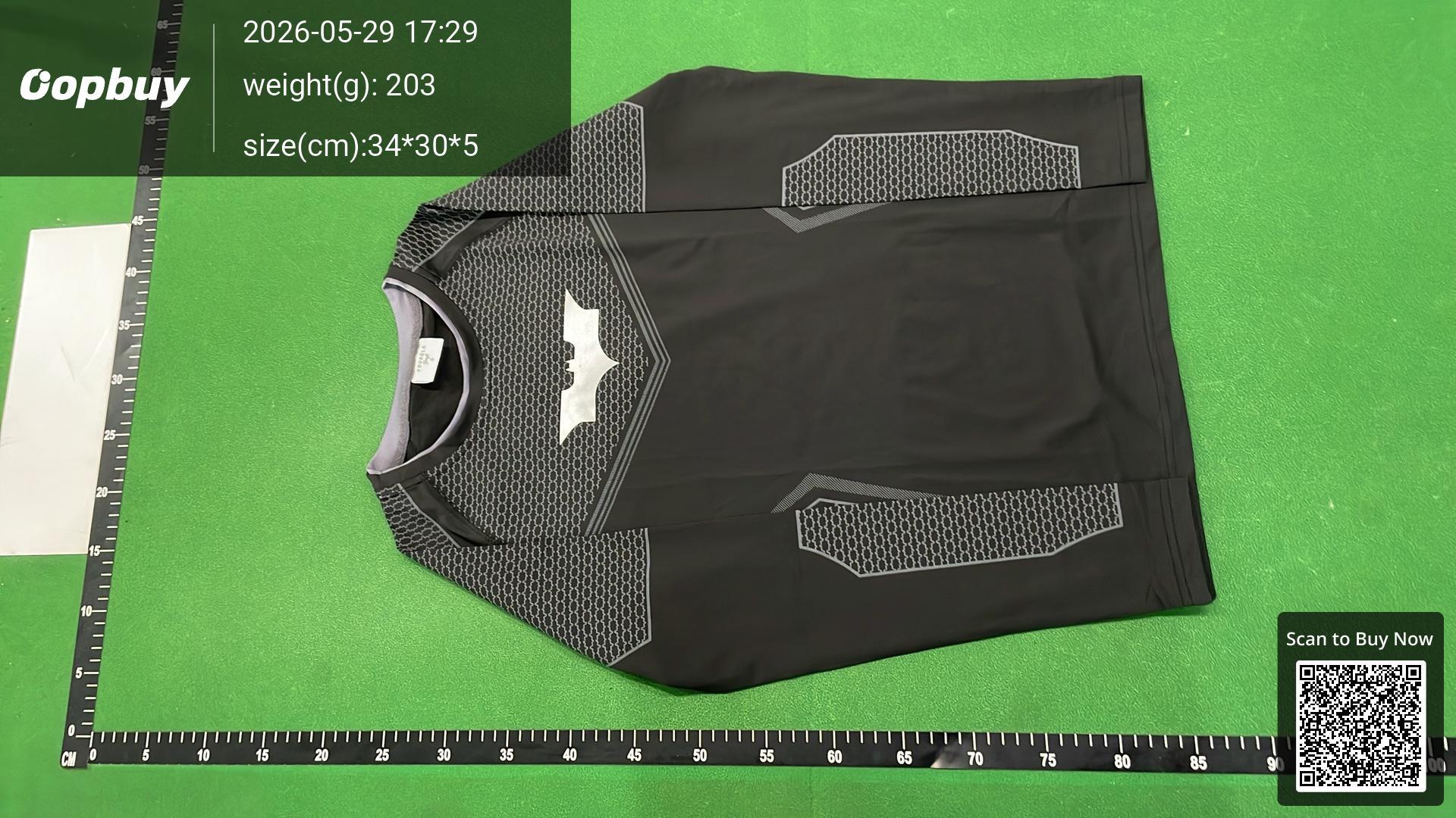 Foto QC 2 de YoungLA Batman T-shirt Compression Grey