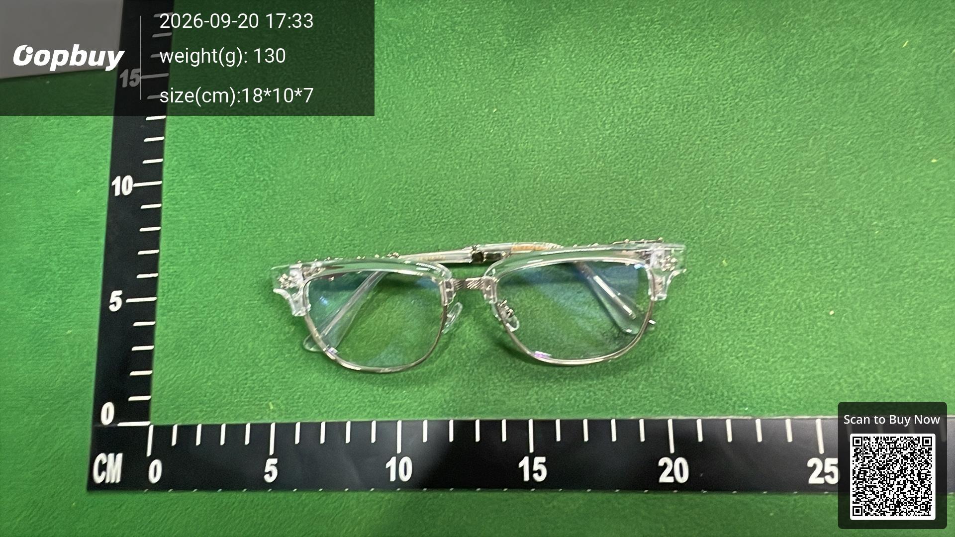 Foto QC 6 de Chrome Hearts Bonennoisseur II Acetate and Titanium Eyeglasses Black Gold Clear (BONENNOISSEUR II BK-GP)