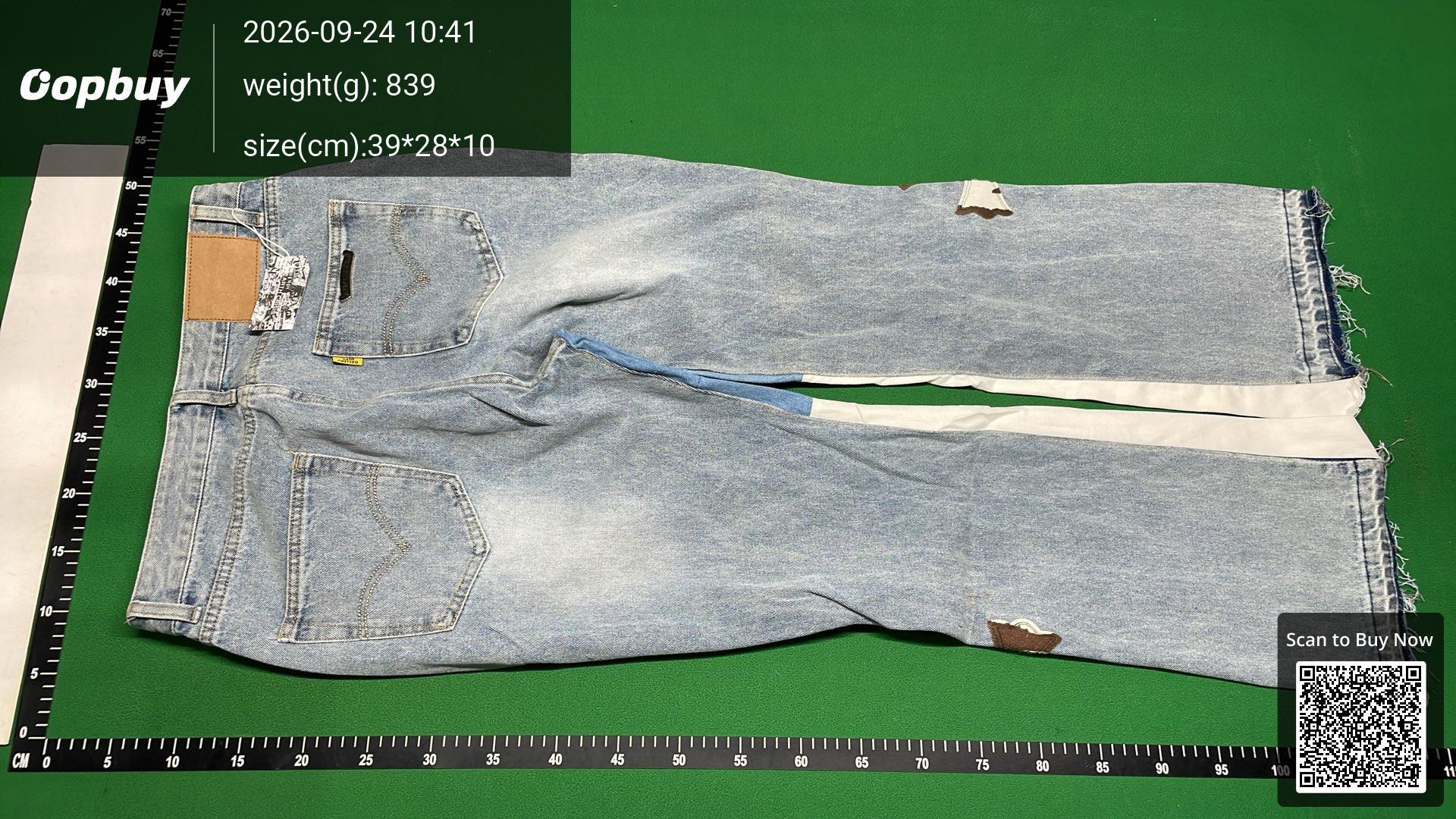 Foto QC 7 de Chrome Hearts Cross Patch Pants Black & Checkered Chino Tan