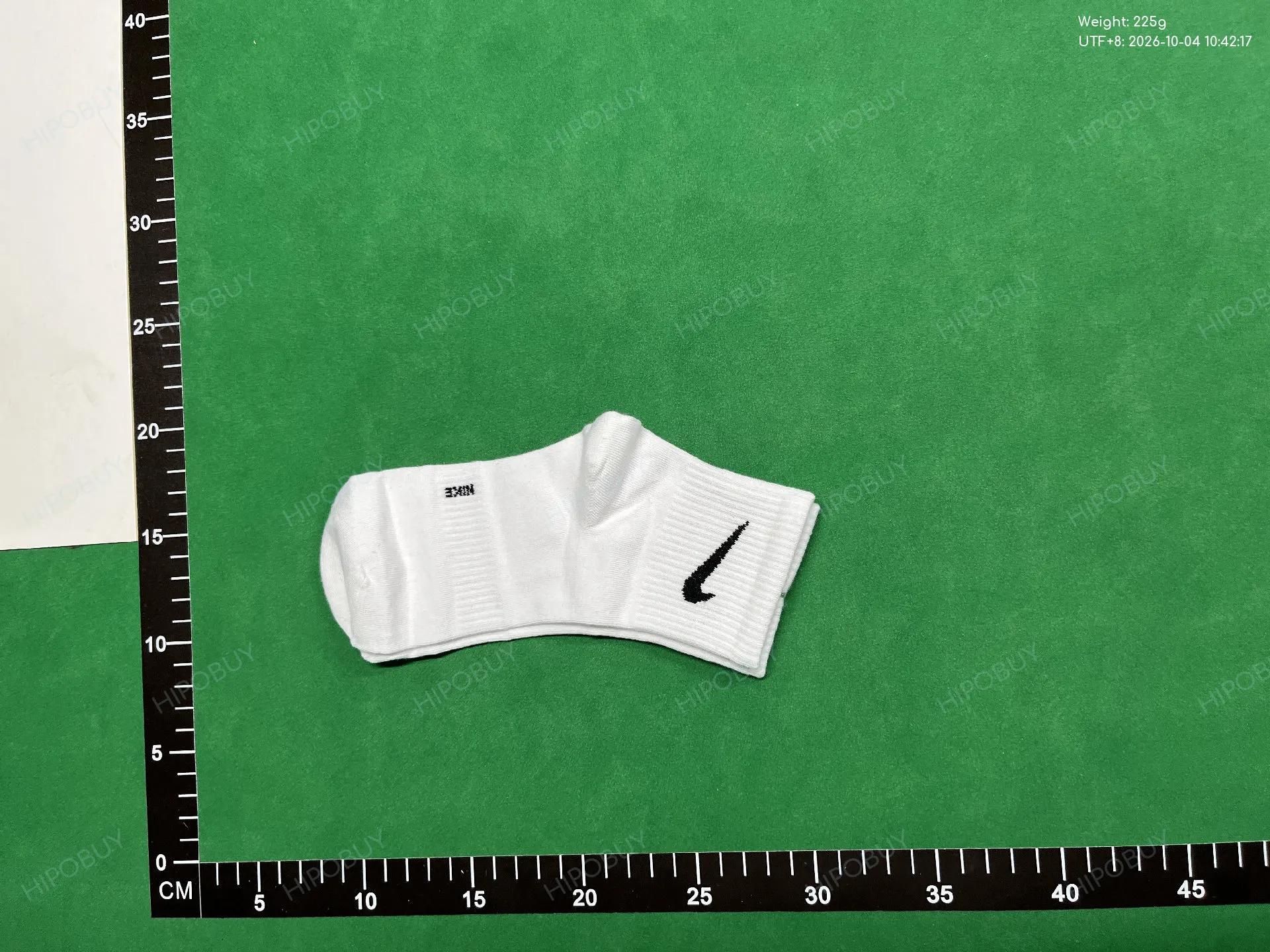 Foto QC 5 de Nike Just Do It Crew Socks White Black