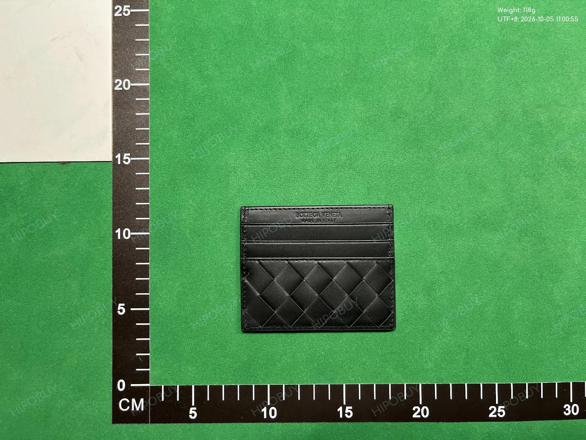 Foto QC 6 de Bottega Veneta Card Case Intrecciato Leather Dark Brown