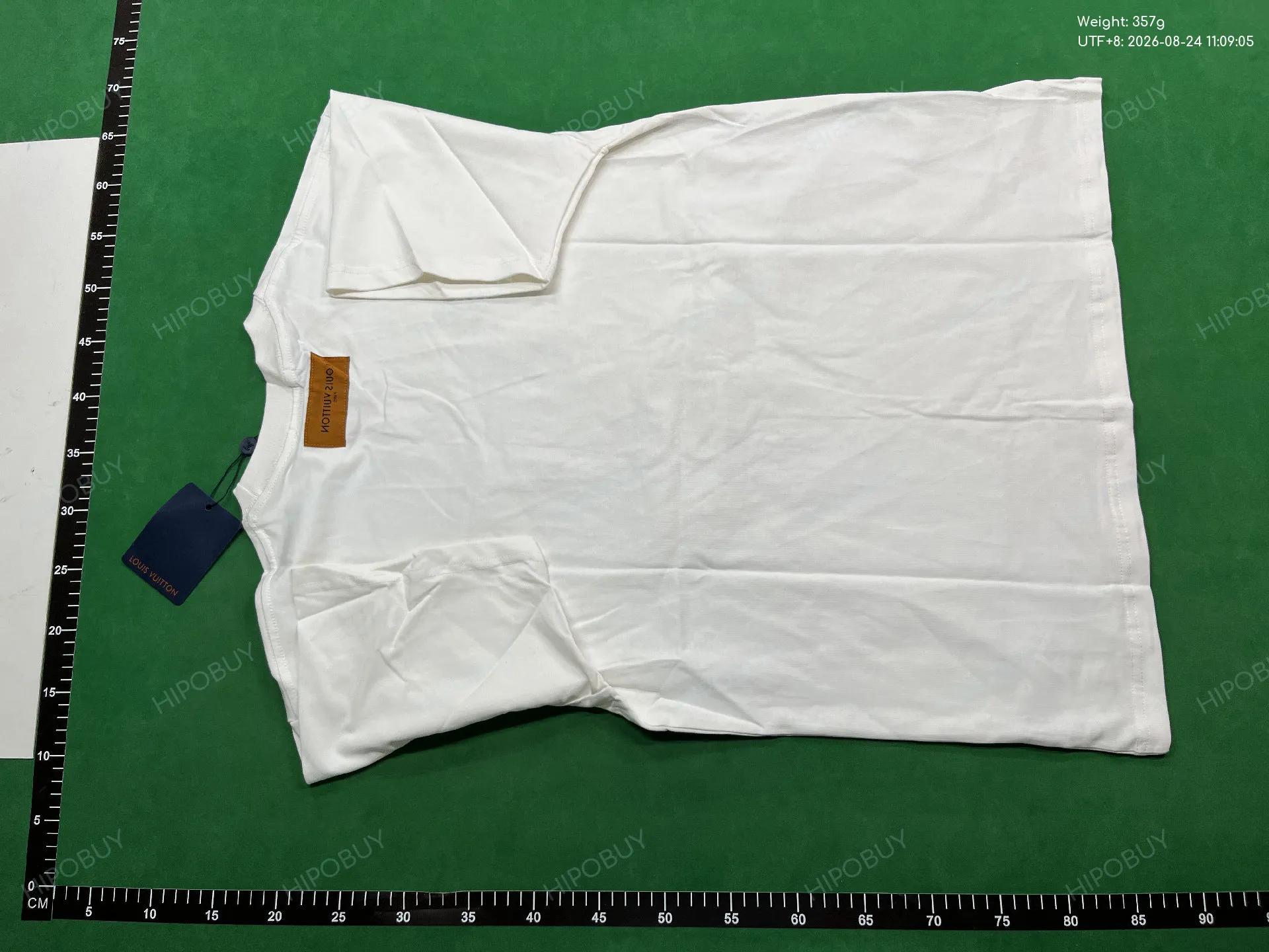 Foto QC 7 de Louis Vuitton T-shirt Back Monogram Flower Embroidery White