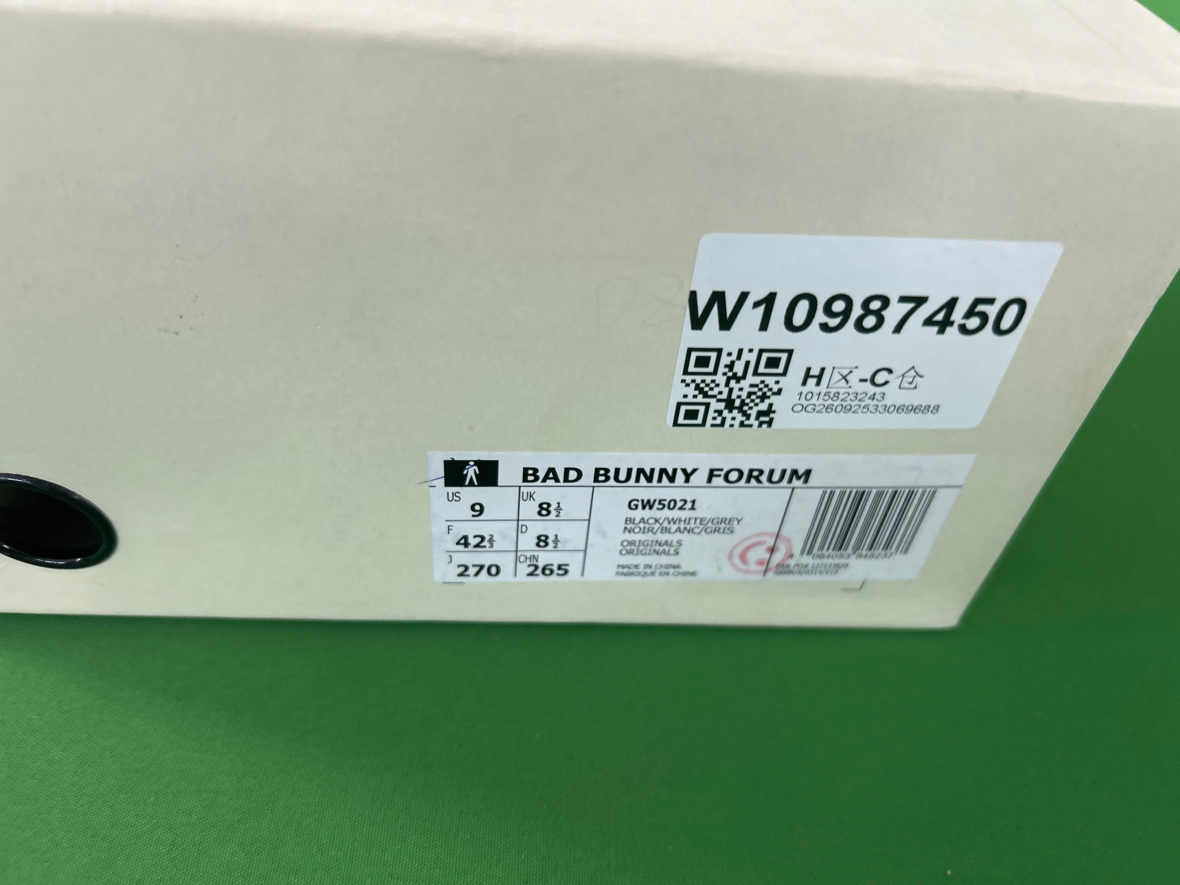 Foto QC 7 de adidas Forum Low Bad Bunny Black GW5021