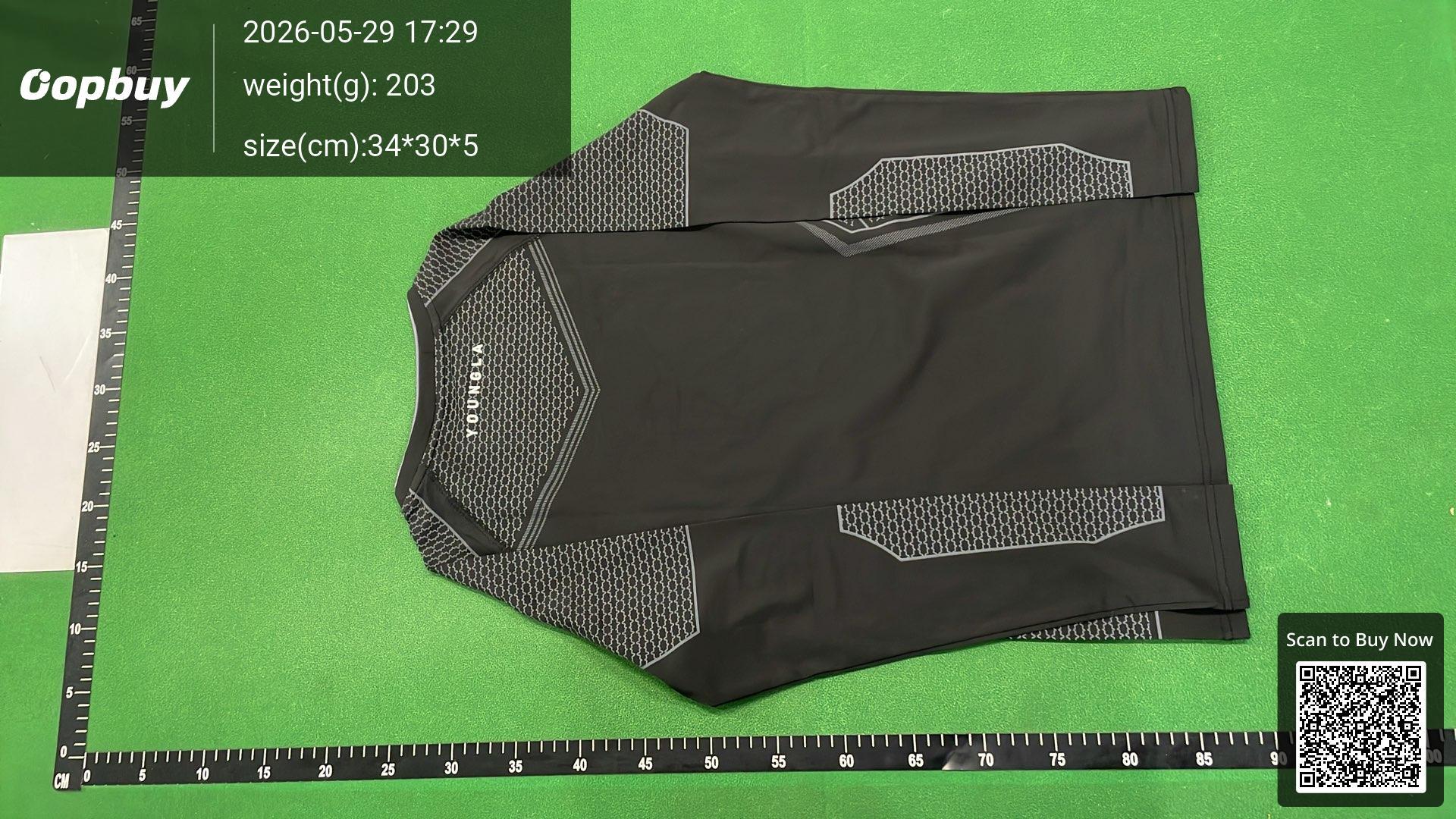 Foto QC 3 de YoungLA Batman T-shirt Compression Grey