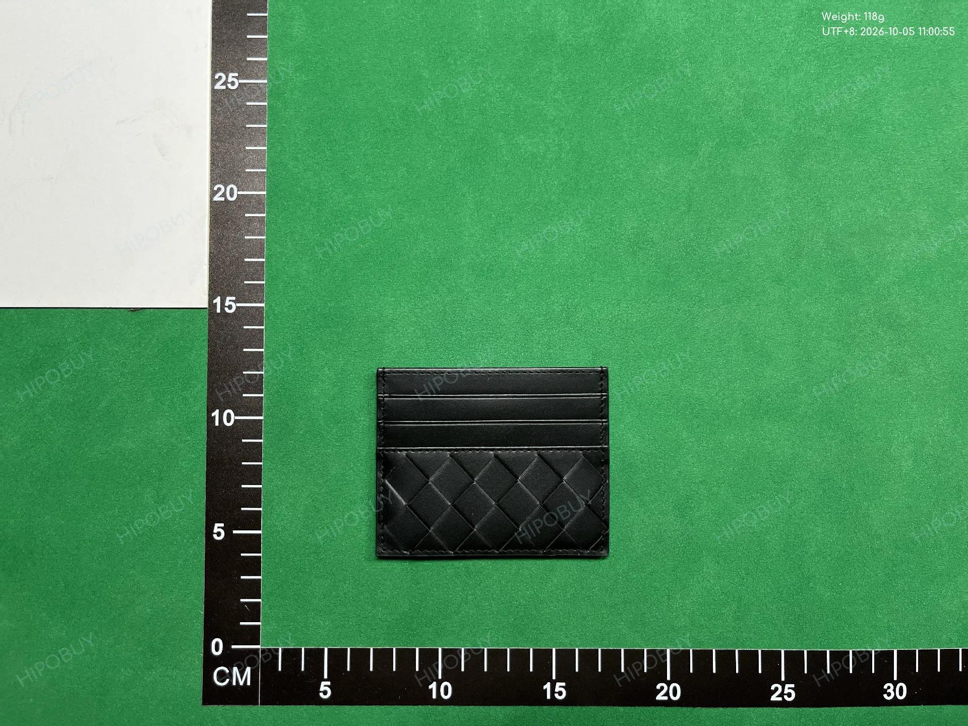 Foto QC 7 de Bottega Veneta Card Case Intrecciato Leather Dark Brown