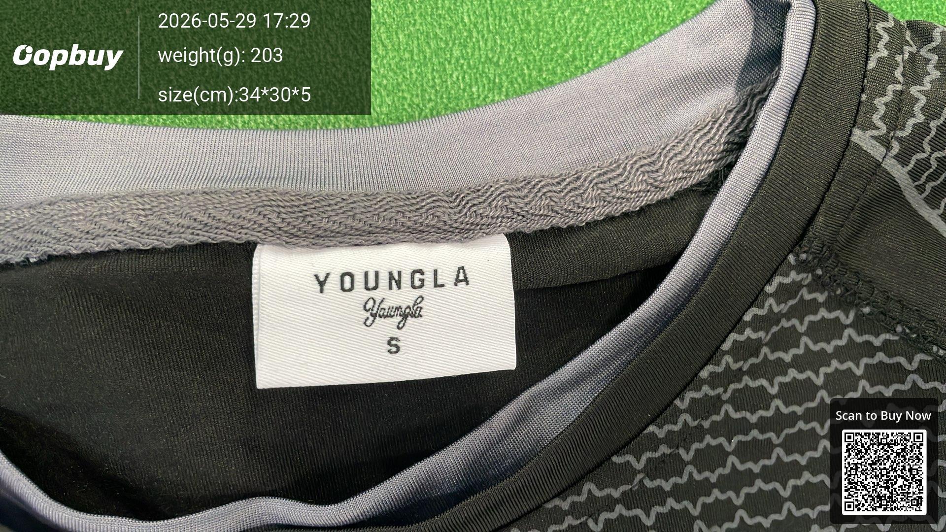Foto QC 1 de YoungLA Batman T-shirt Compression Grey