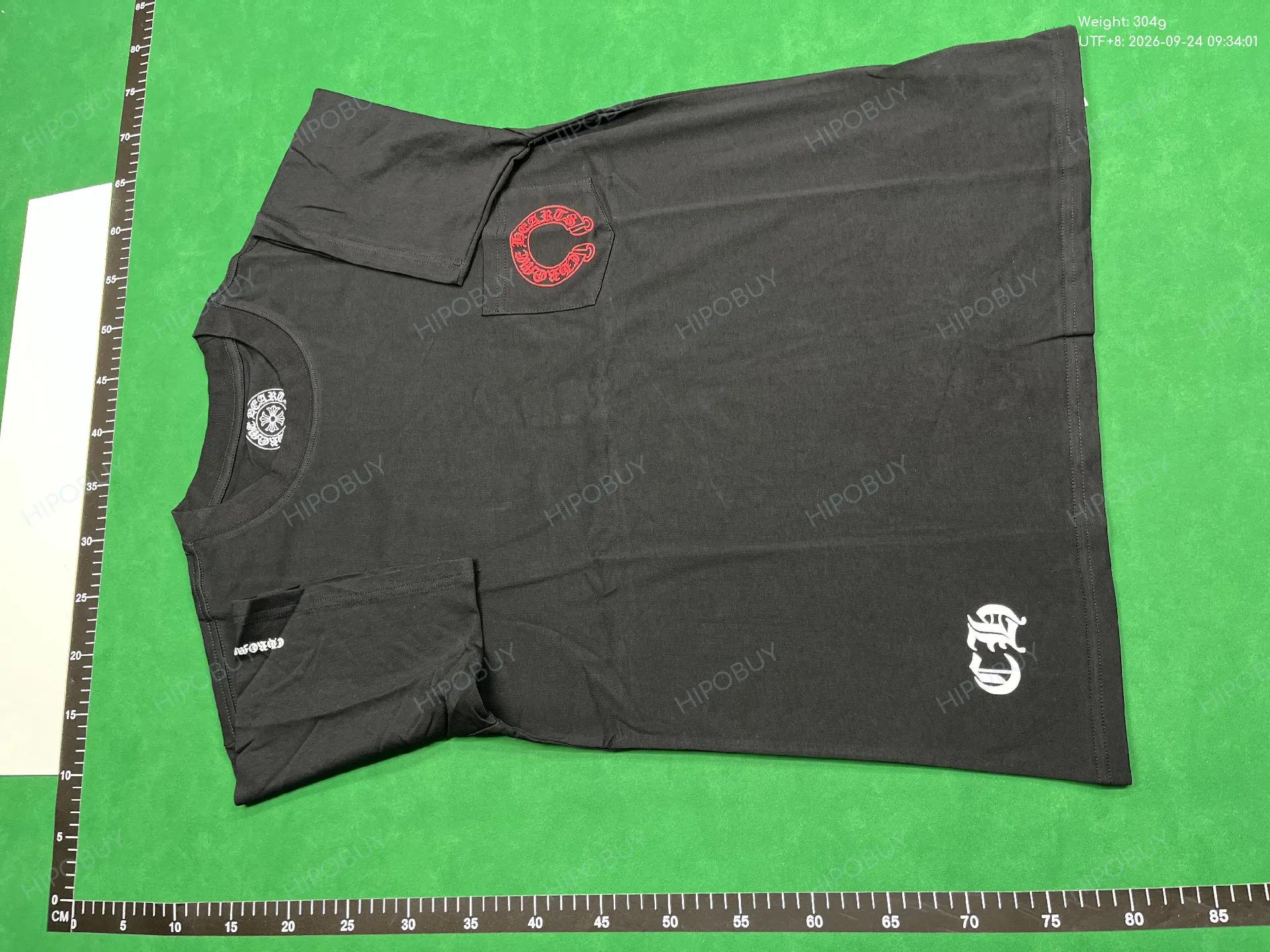 Foto QC 2 de Chrome Hearts T-shirt Horseshoe Logo Black