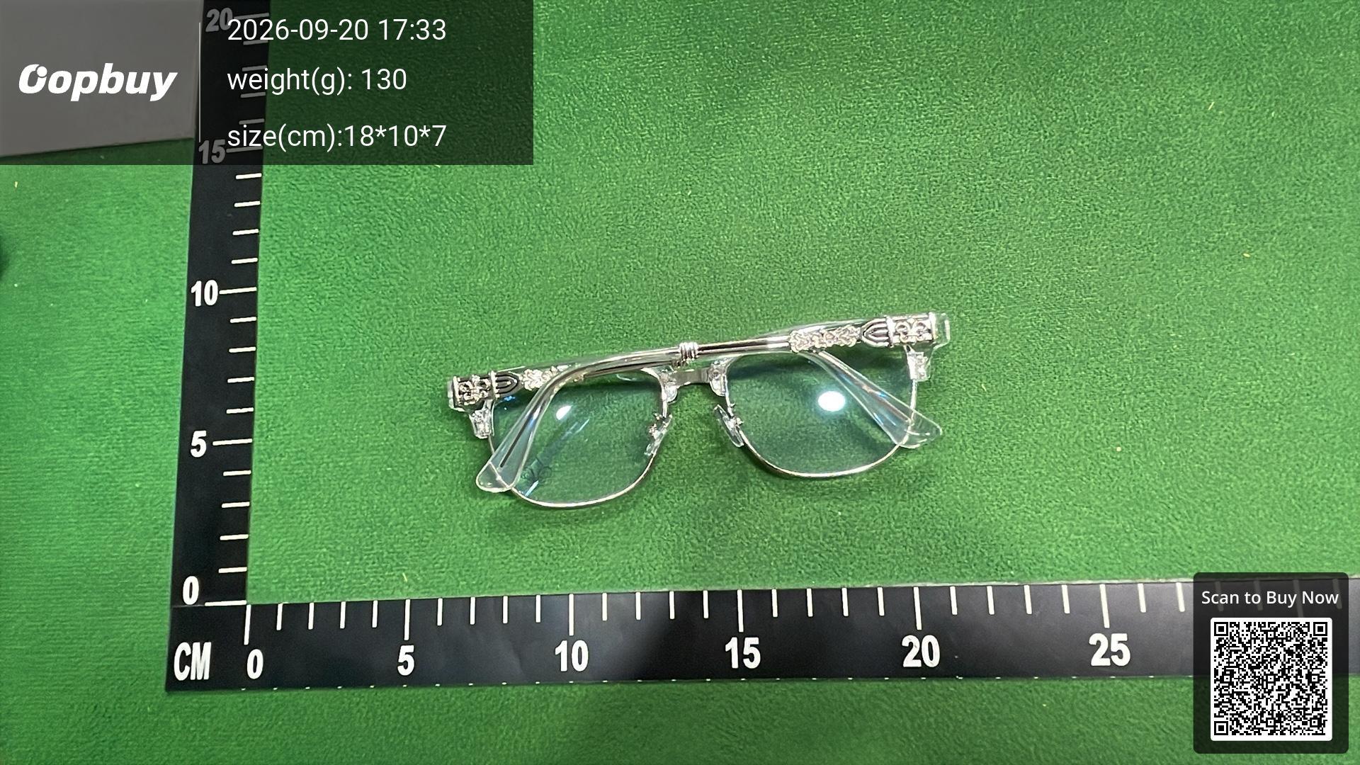 Foto QC 7 de Chrome Hearts Bonennoisseur II Acetate and Titanium Eyeglasses Black Gold Clear (BONENNOISSEUR II BK-GP)