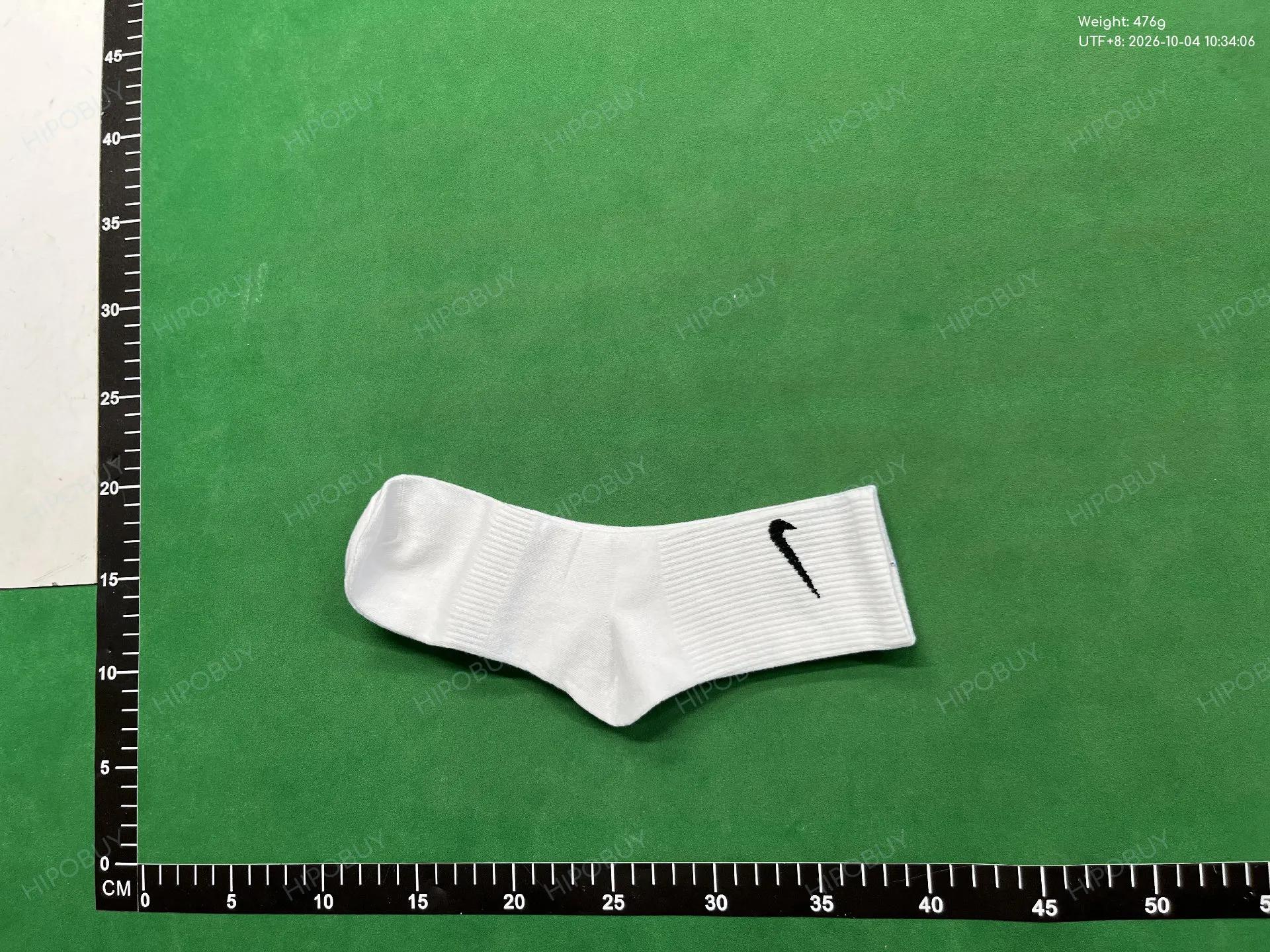 Foto QC 2 de Nike Just Do It Crew Socks White Black