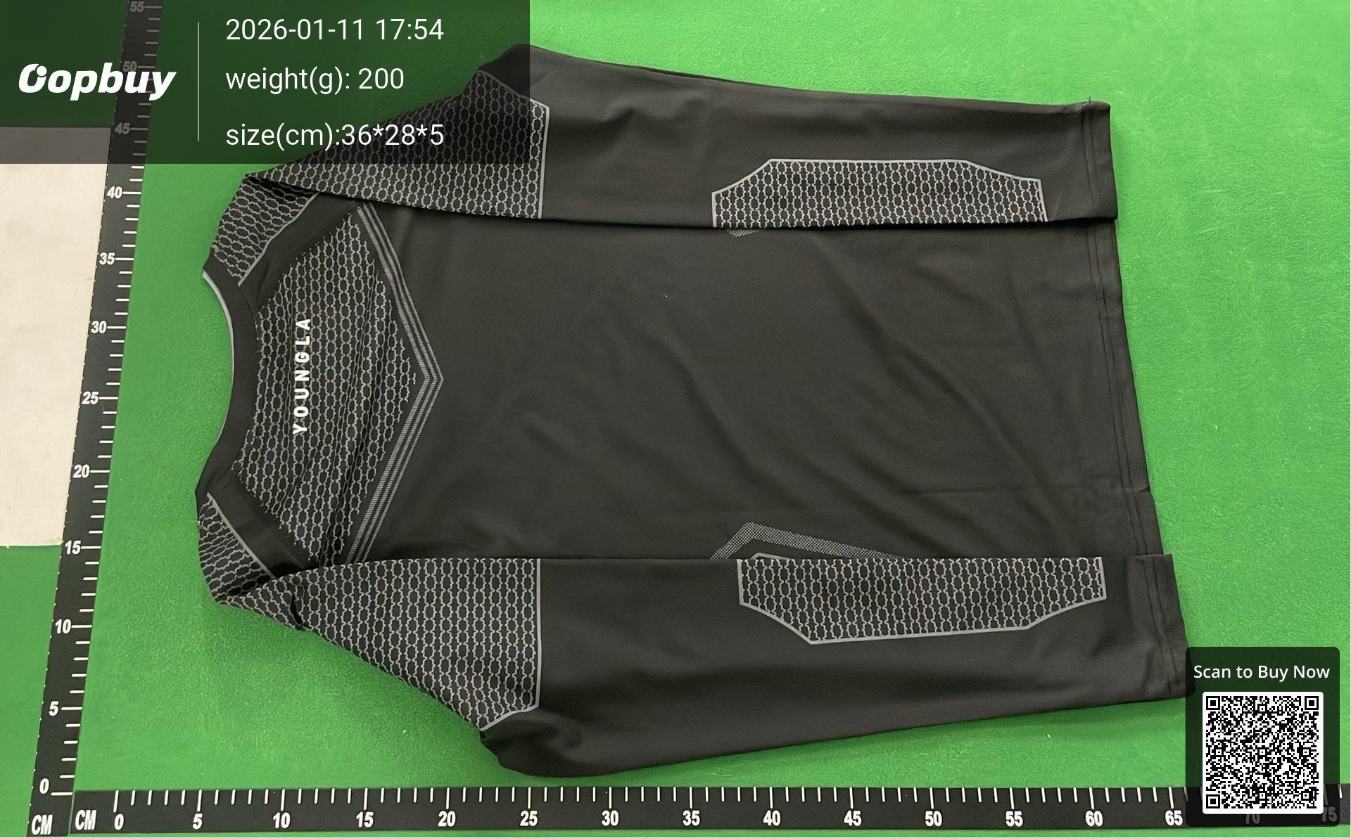 Foto QC 7 de YoungLA Batman T-shirt Compression Grey