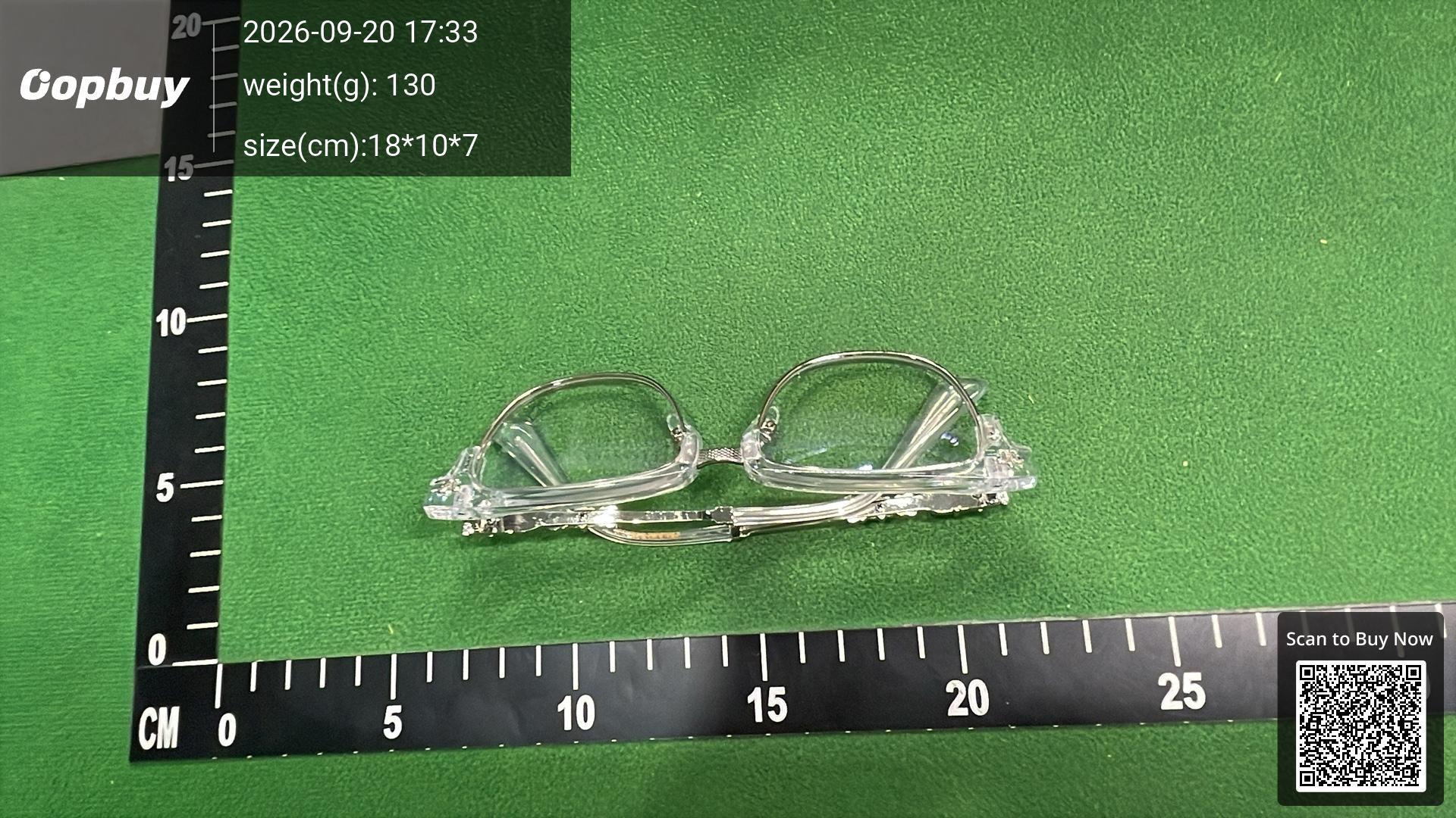 Foto QC 8 de Chrome Hearts Bonennoisseur II Acetate and Titanium Eyeglasses Black Gold Clear (BONENNOISSEUR II BK-GP)