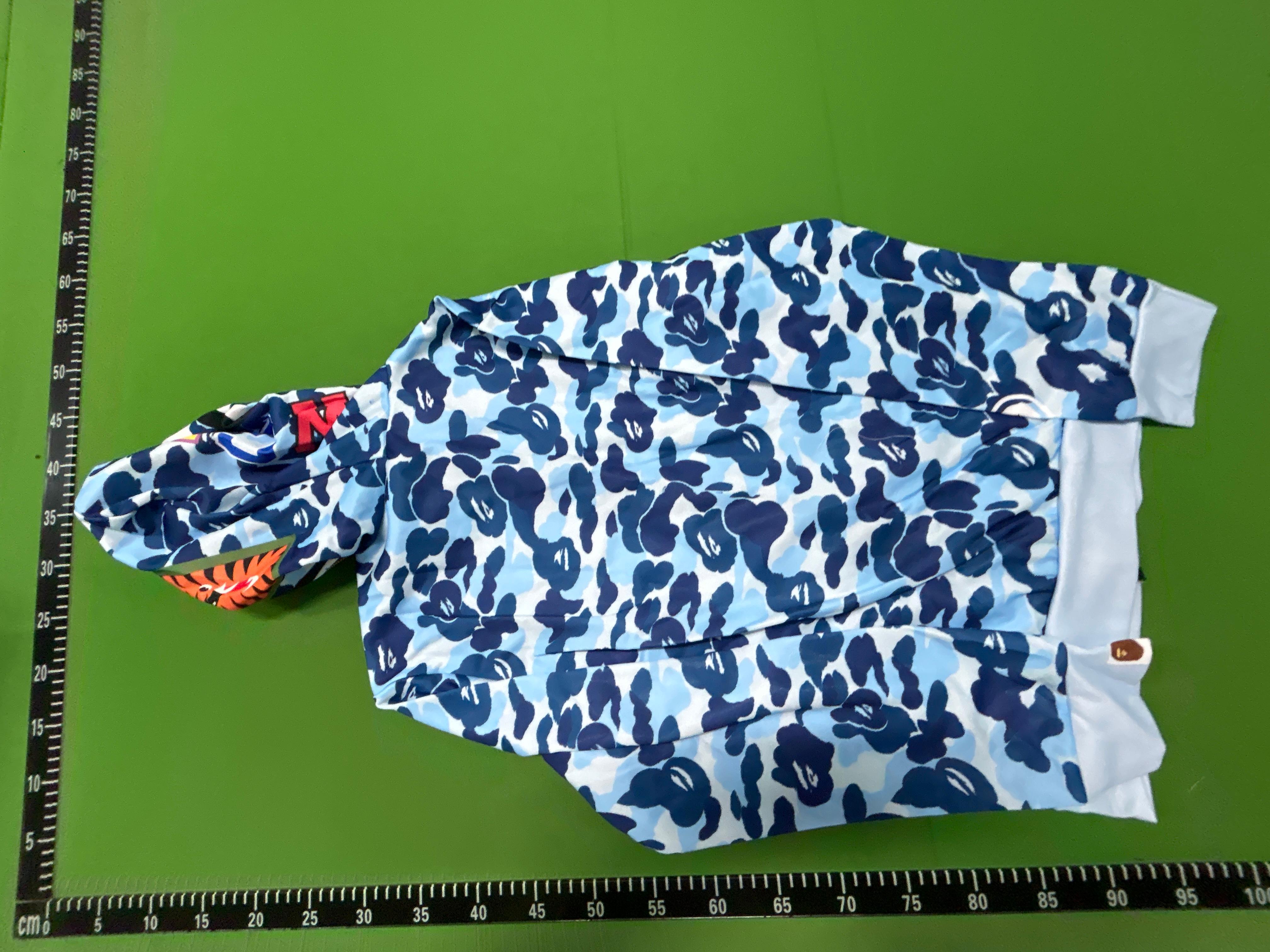 Foto QC 4 de BAPE Shark Hooded Jacket 1st Camo Yellow