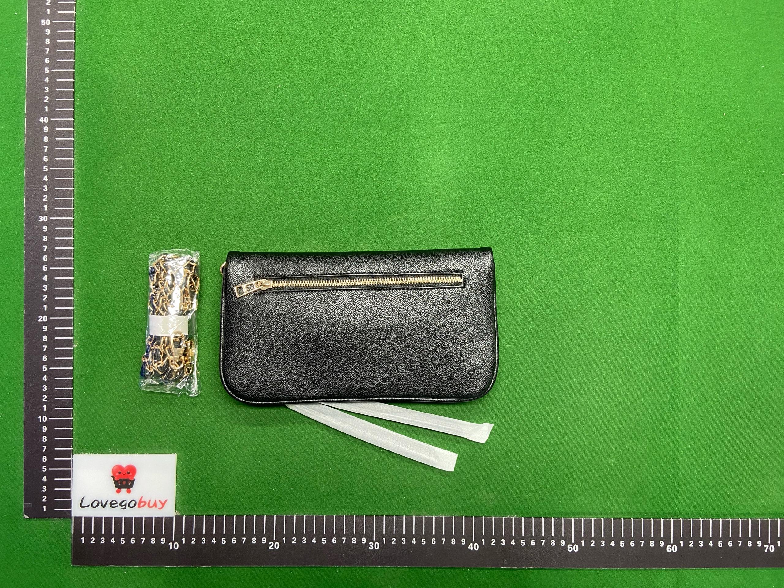 Foto QC 5 de Zadig & Voltaire Rock Studded Clutch Black Grained Leather